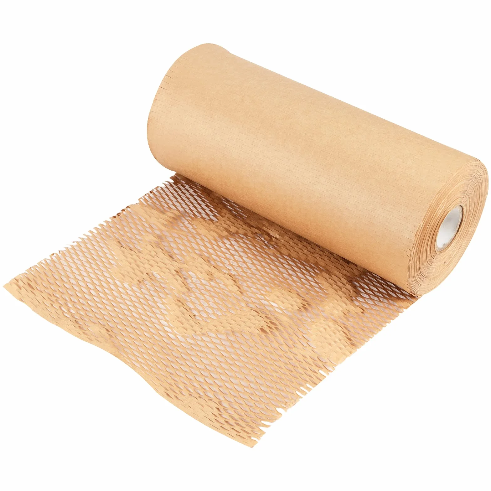 Papier o strukturze plastra miodu 30 cm x 50 m rolka do pakowania kraft