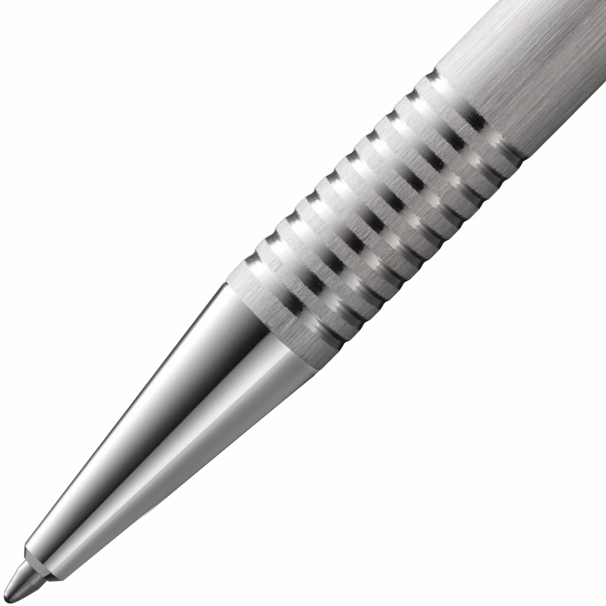 Lamy Zestaw logo brushed z długopisu 206 wraz z wkładem o dużej pojemności M 16 czarny i ołówkiem mechanicznym 106 z drobnym wkładem M 40 (0,7 mm), w zestawie skórzane etui czarne i opakowanie na