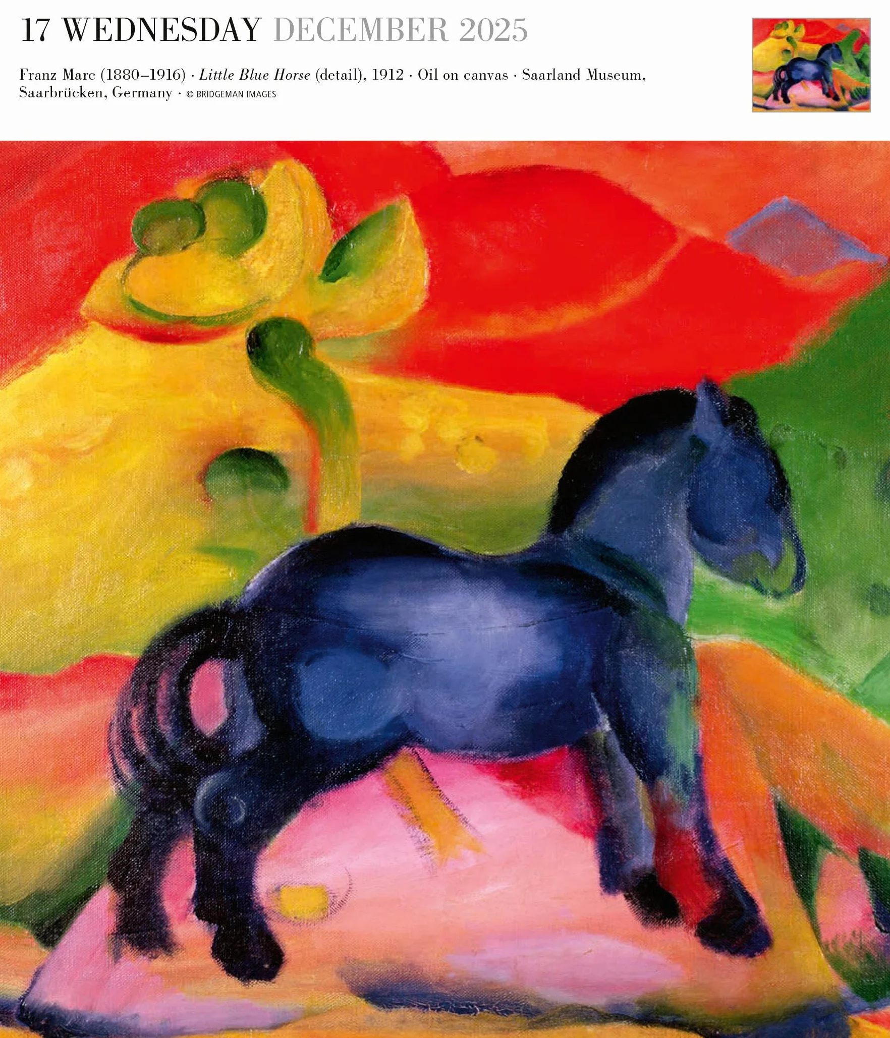 Art Page-A-Day® Gallery Calendar 2025: The Next Best Thing to Exploring Your Favourite Museum