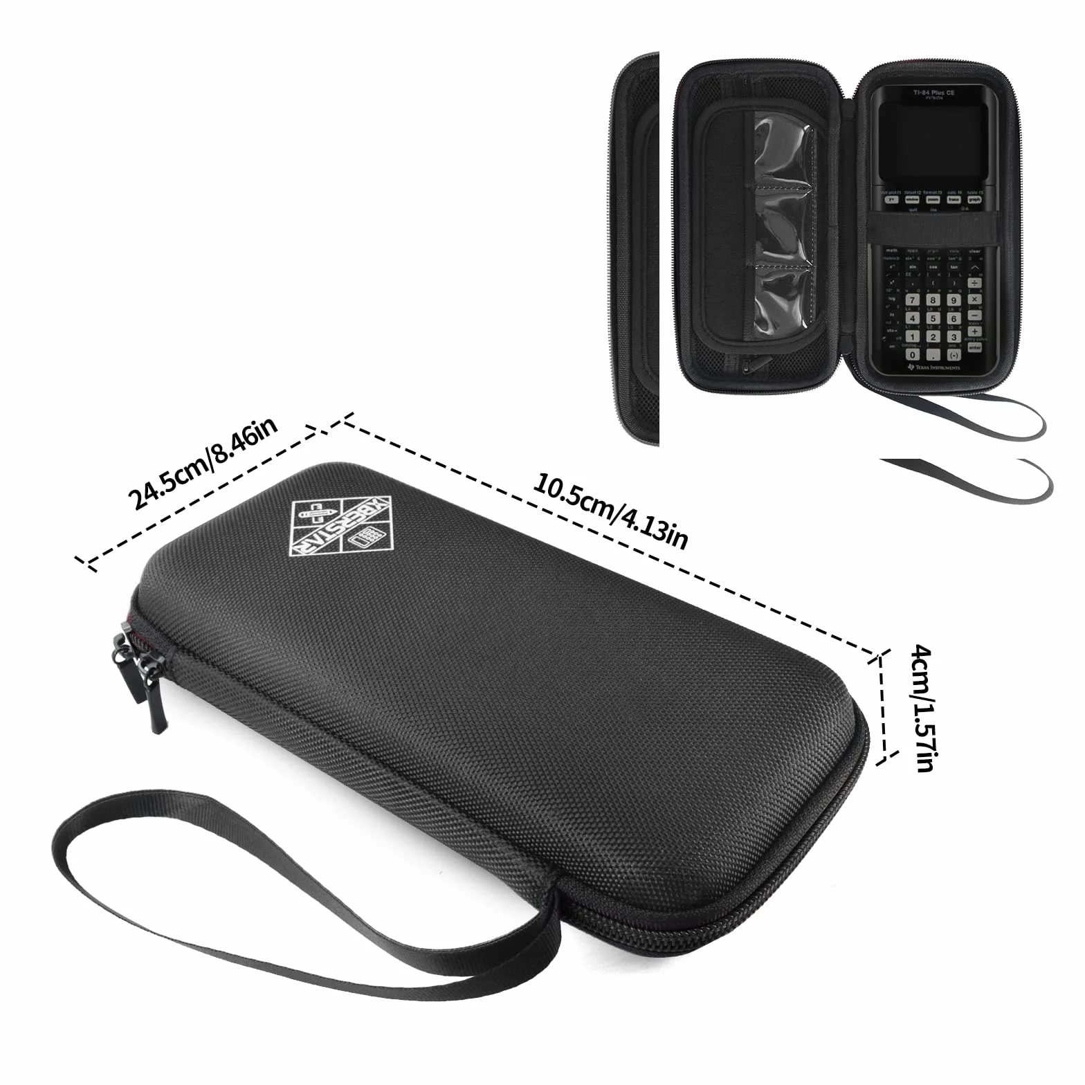 Etui do Texas Instruments TI-84 TI-83 Plus CE Kalkulatory graficzne, twarda torba EVA odporna na wstrząsy