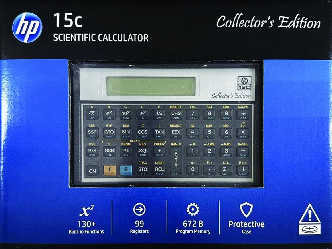 Hp Hp 15C HP-15C/INT Kalkulator, Czarny/Biały, 860 g