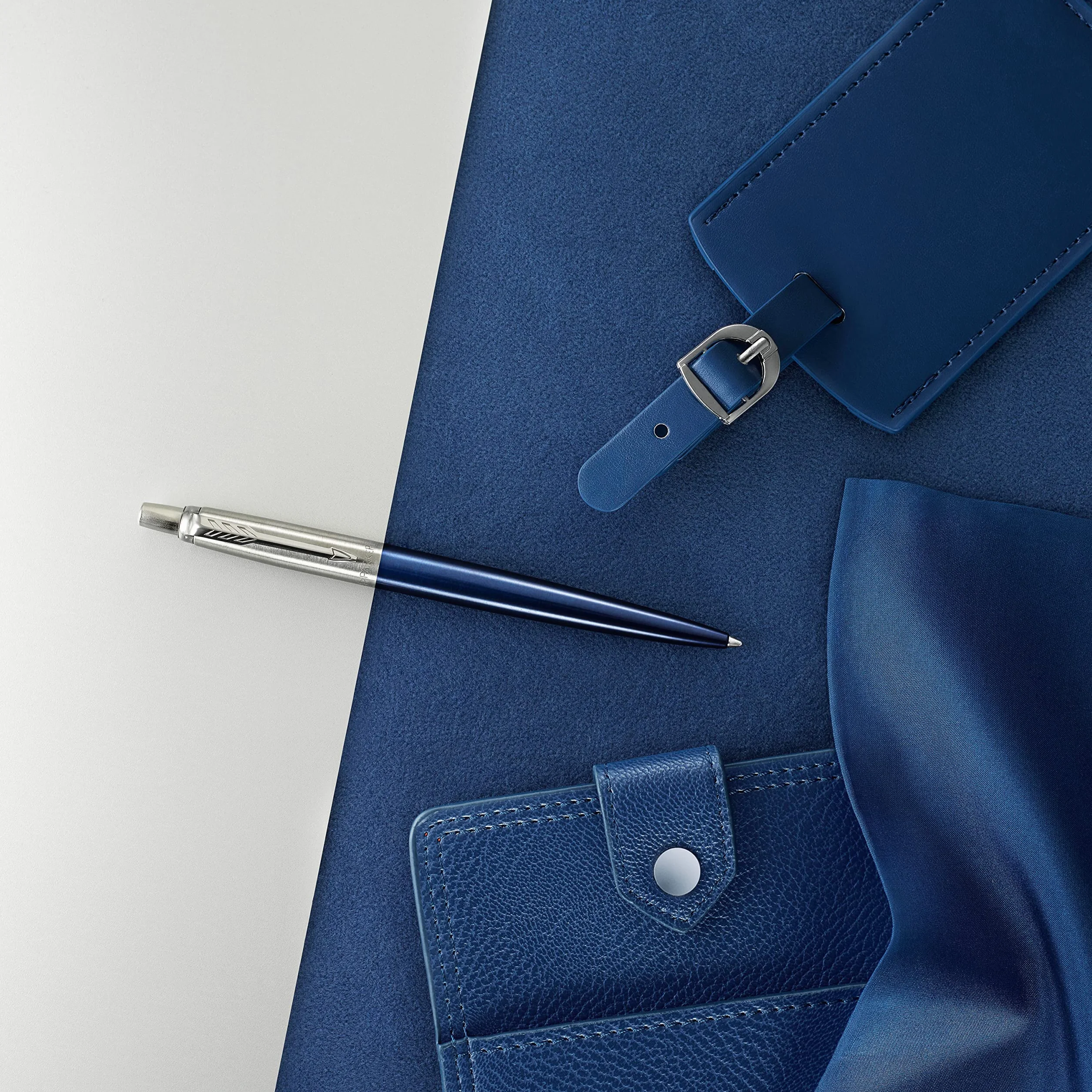 Parker Jotter długopis Royal Blue | niebieski | końcówka medium | niebieski tusz | opakowanie prezentowe