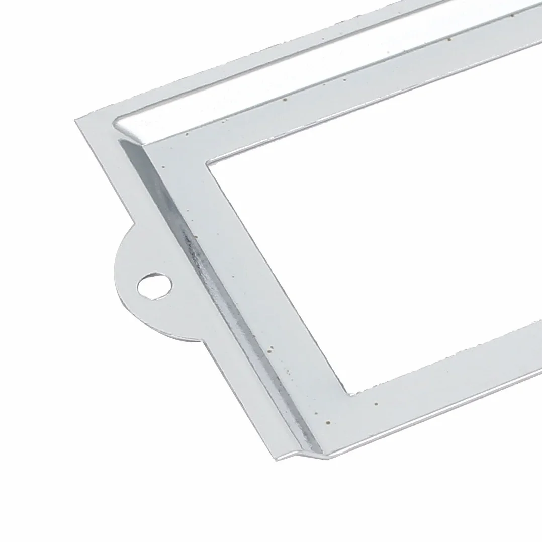Sourcingmap Szuflada na dokumenty biurowe 105 mm x 60 mm uchwyty na etykiety ramki srebrny odcień 6 szt