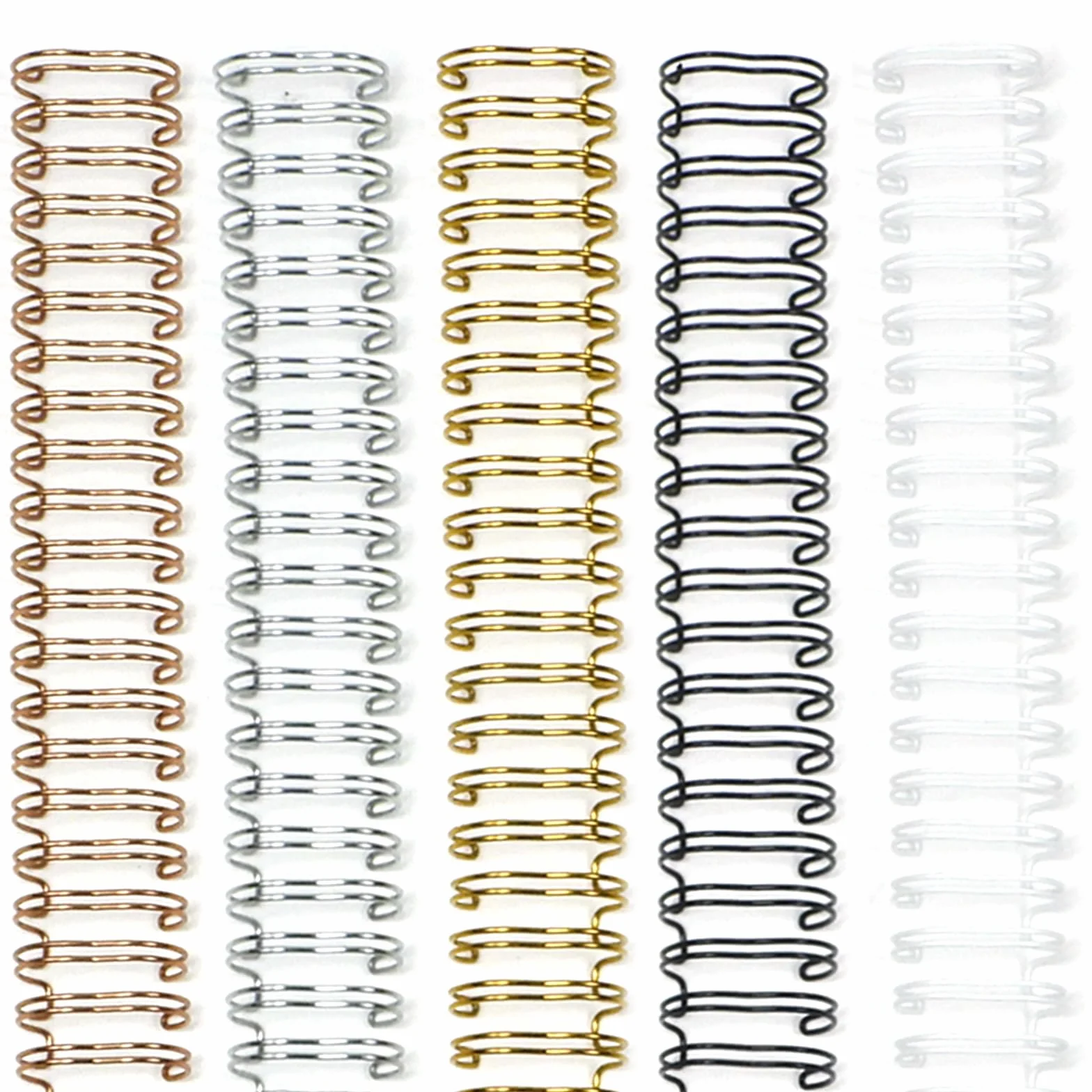 RAYSON Kolce druciane, 105 arkuszy, podział 3:1, 15,9 mm, 34 pętle A4, kolorowe, 50 sztuk