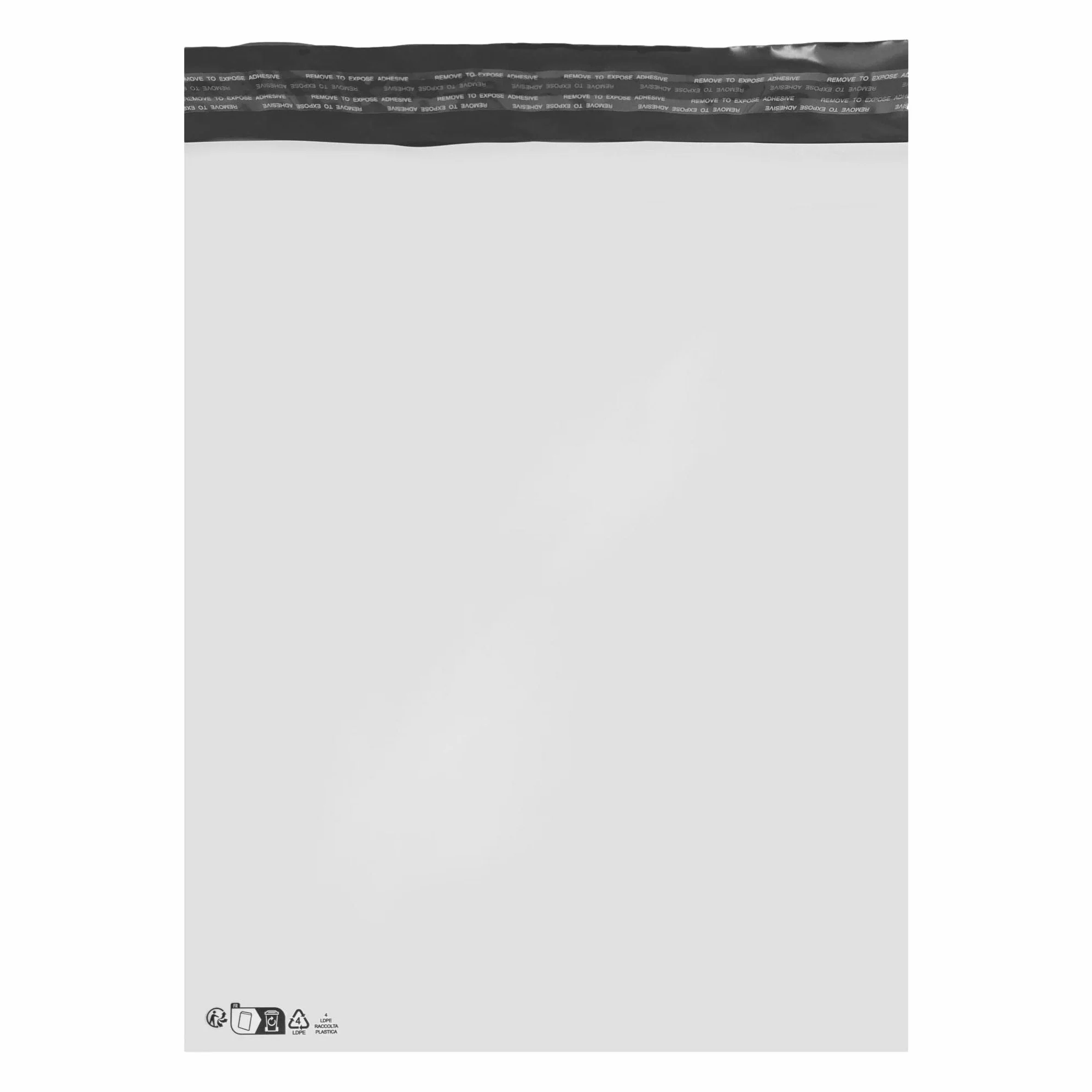 Zestaw 50 białych nieprzezroczystych kopert plastikowych A3 350 x 450 mm, kieszenie wysyłkowe 35x45 cm 60 mikronów. 22g cienka koperta o wysokiej wytrzymałości, lekka, mocna, odporna na manipulacje i