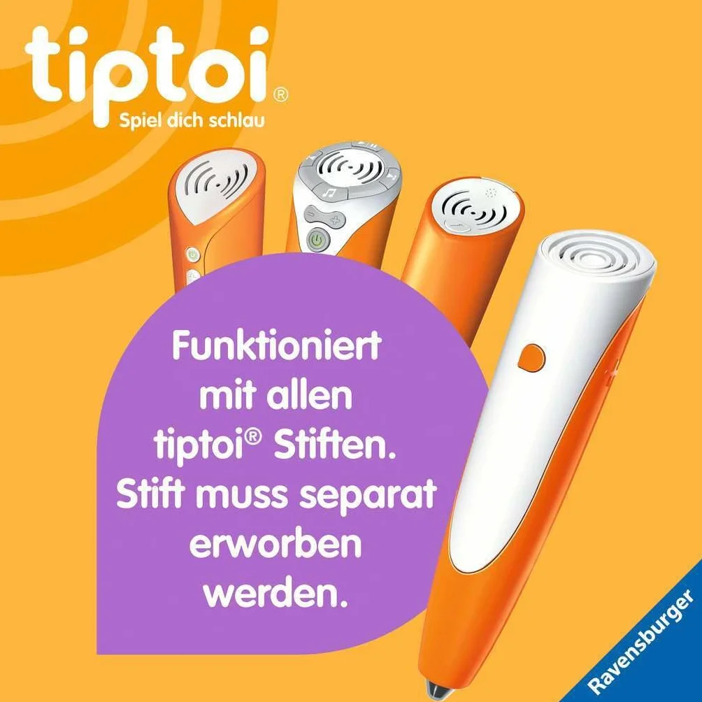Ravensburger tiptoi 00115 - Mein interaktiver Junior Globus - Kinderspielzeug ab 4 Jahren: Entdecke spielerisch die Kontinente!