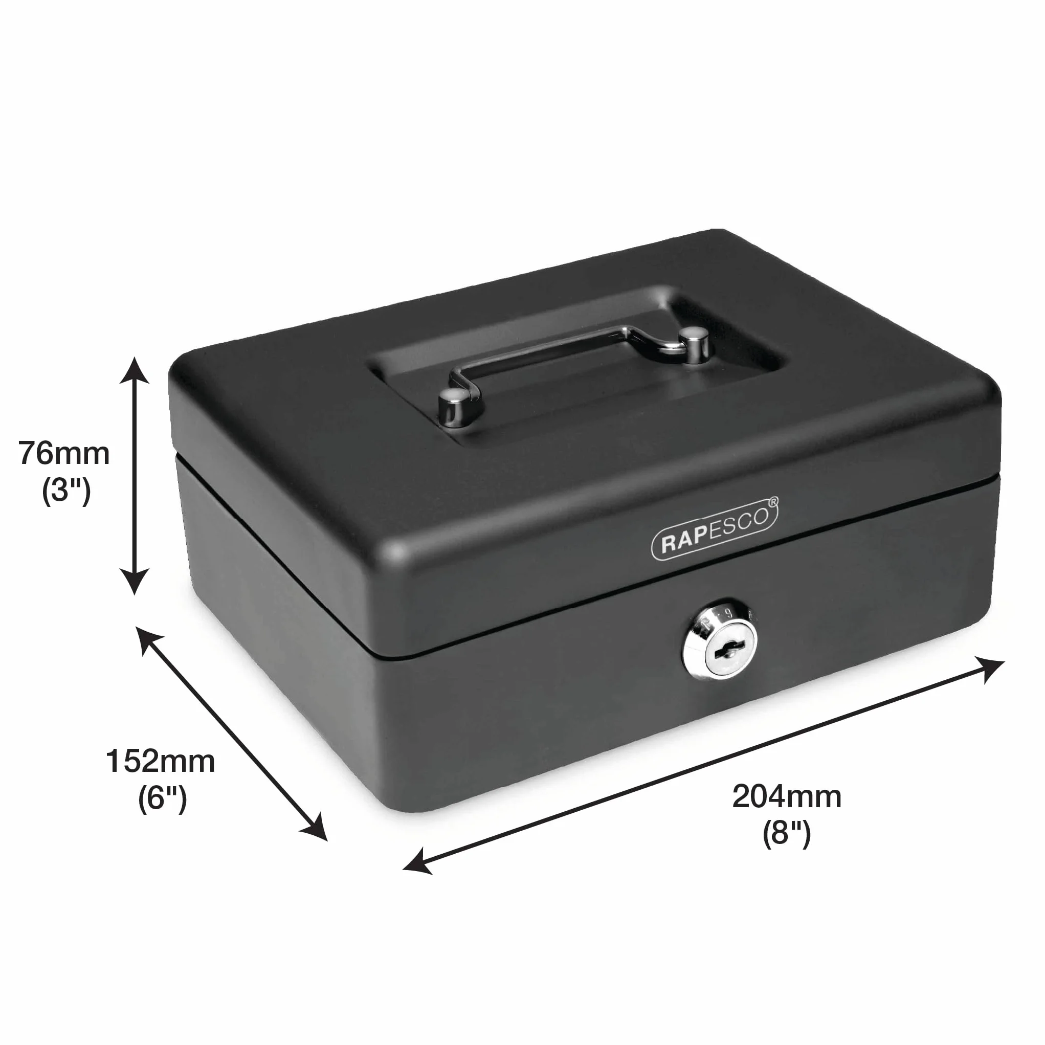 Rapesco SB0008B1 kasetka 20 cm, czarna