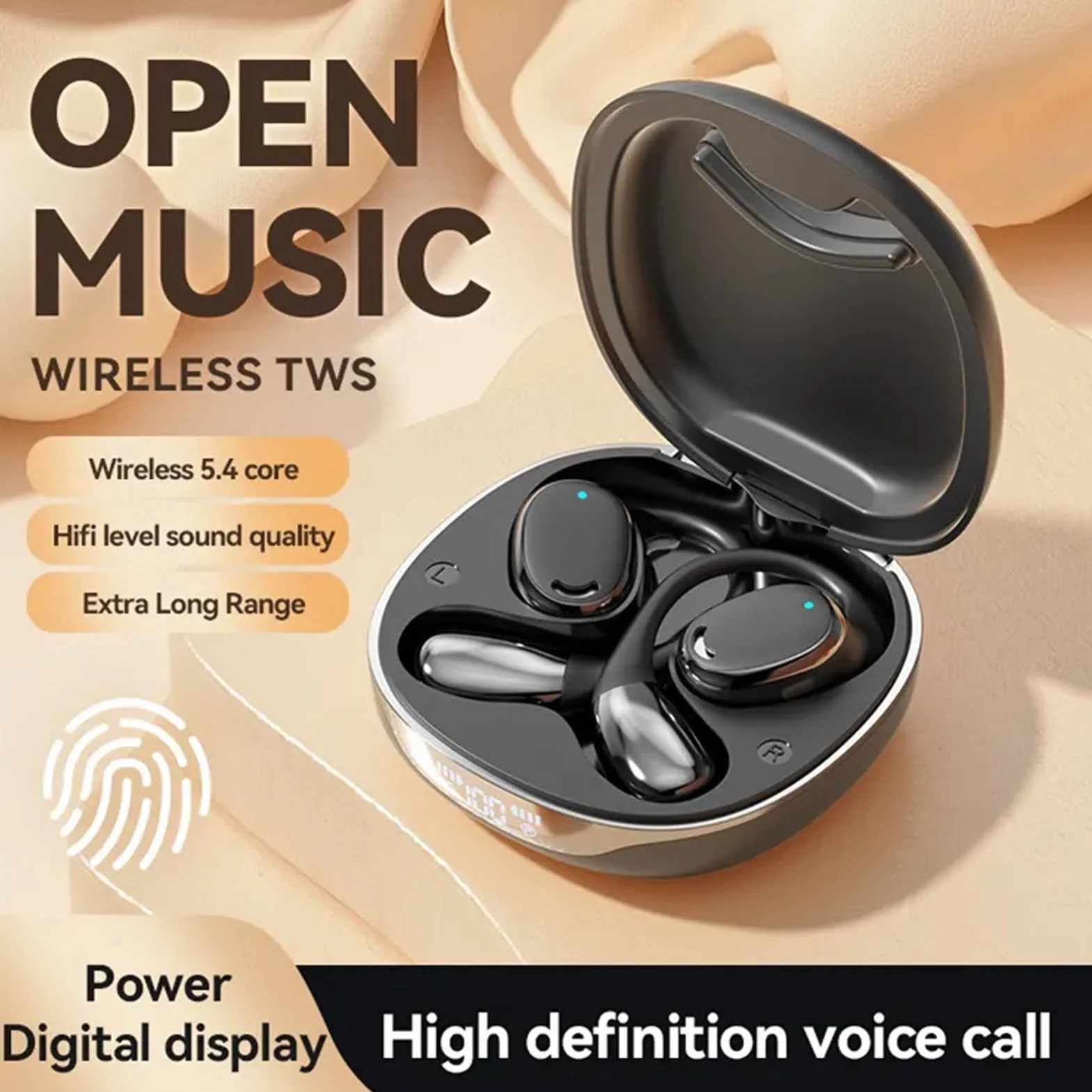 Słuchawki Douszne z Tłumaczem Języka, oferują Dwukierunkowe Tłumaczenie w Czasie Rzeczywistym na 144 Języki, z Bluetooth i aplikacją Zapewniają Natychmiastowe Tłumaczenie Głosowe