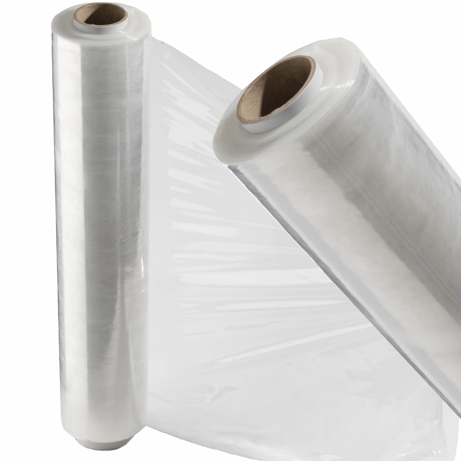 Folia stretch bezbarwna 3,0kg (300) Do Palet Opakowań Przeprowadzki Cienka Tuleja, Elastyczna i Wytrzymała Transparentna Folia w Rolce 54 cm Zabezpieczająca