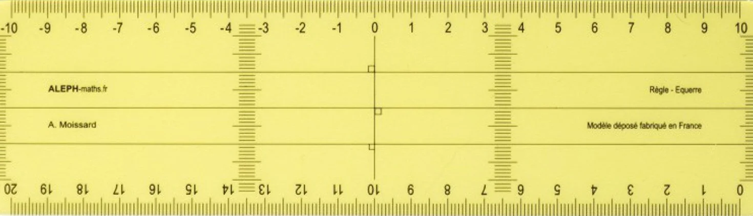 Aleph Pack Back - Duży model kątownika + kątomierz trygonometryczny + kątomierz okrągły 360°