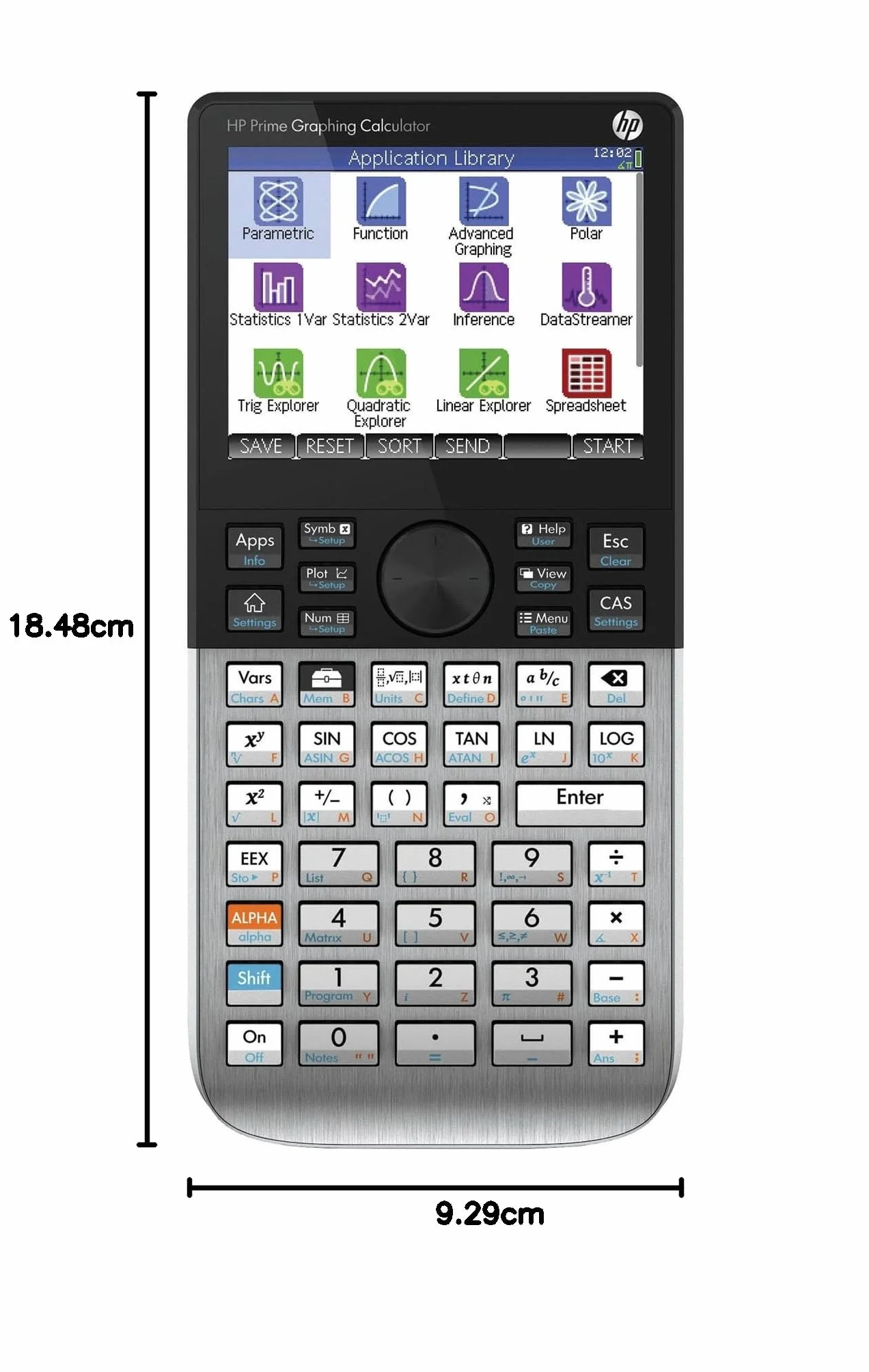 HP Prime G2 Kalkulator Czarny Szary