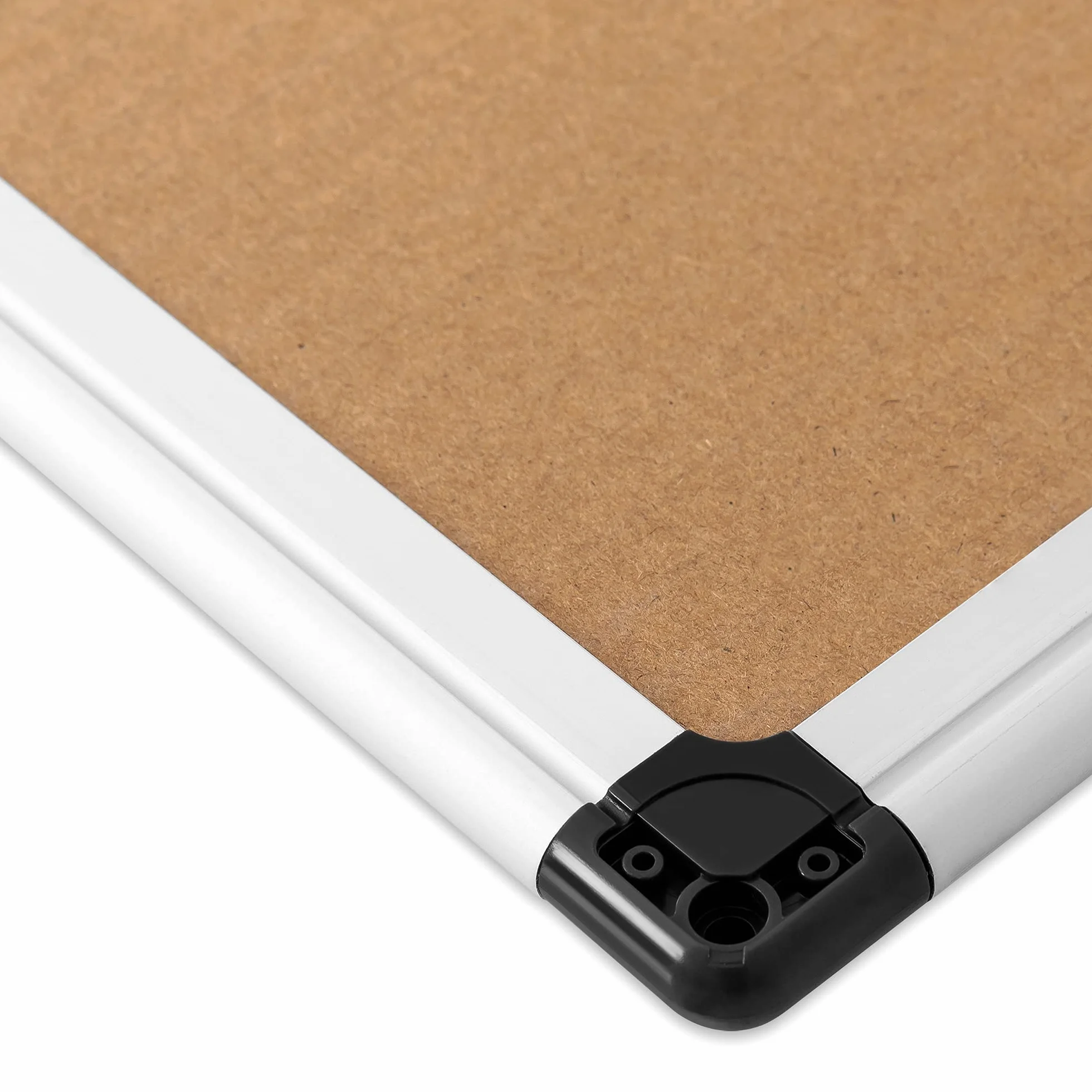 Amazon Basics Tablica korkowa aluminiowa ramka 90 cm x 60 cm
