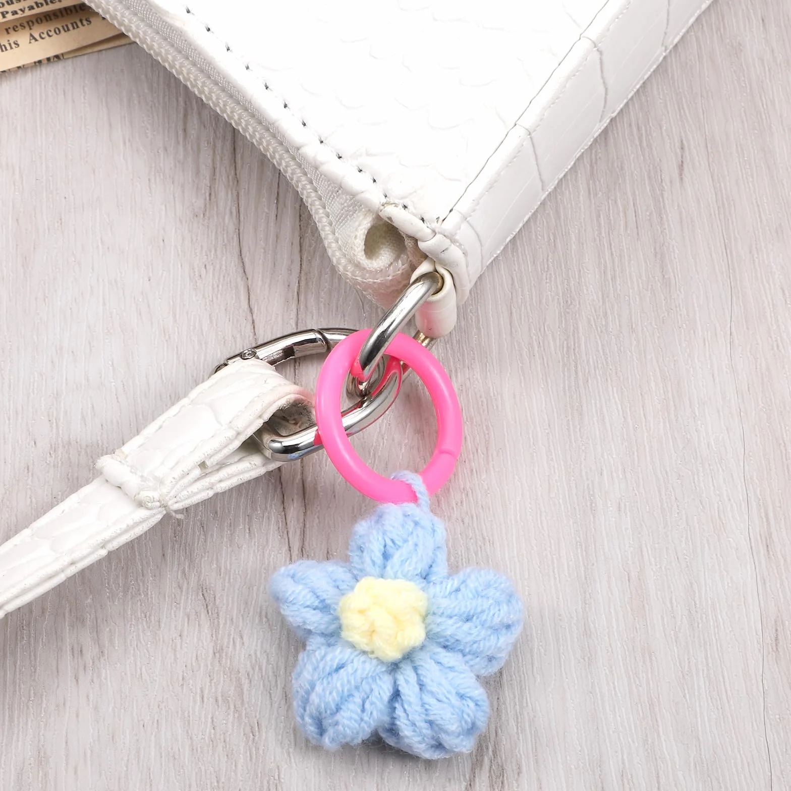 Kółka plastikowe wielokolorowe do książek scrapbooking 50 sztuk