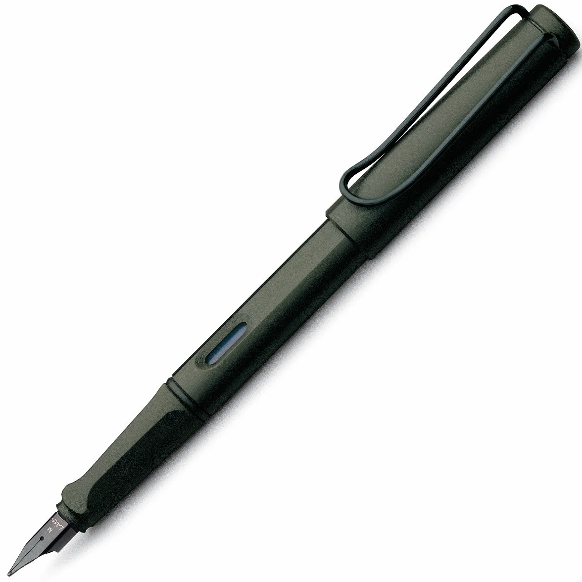 Lamy Zestaw składający się z 1 x pióro wieczne safari 017 w kolorze umbra dla osób leworęcznych i 1 x T10 3-częściowy zestaw wkładów atramentowych w oryginalnym kartonie – kolor tuszu niebieski
