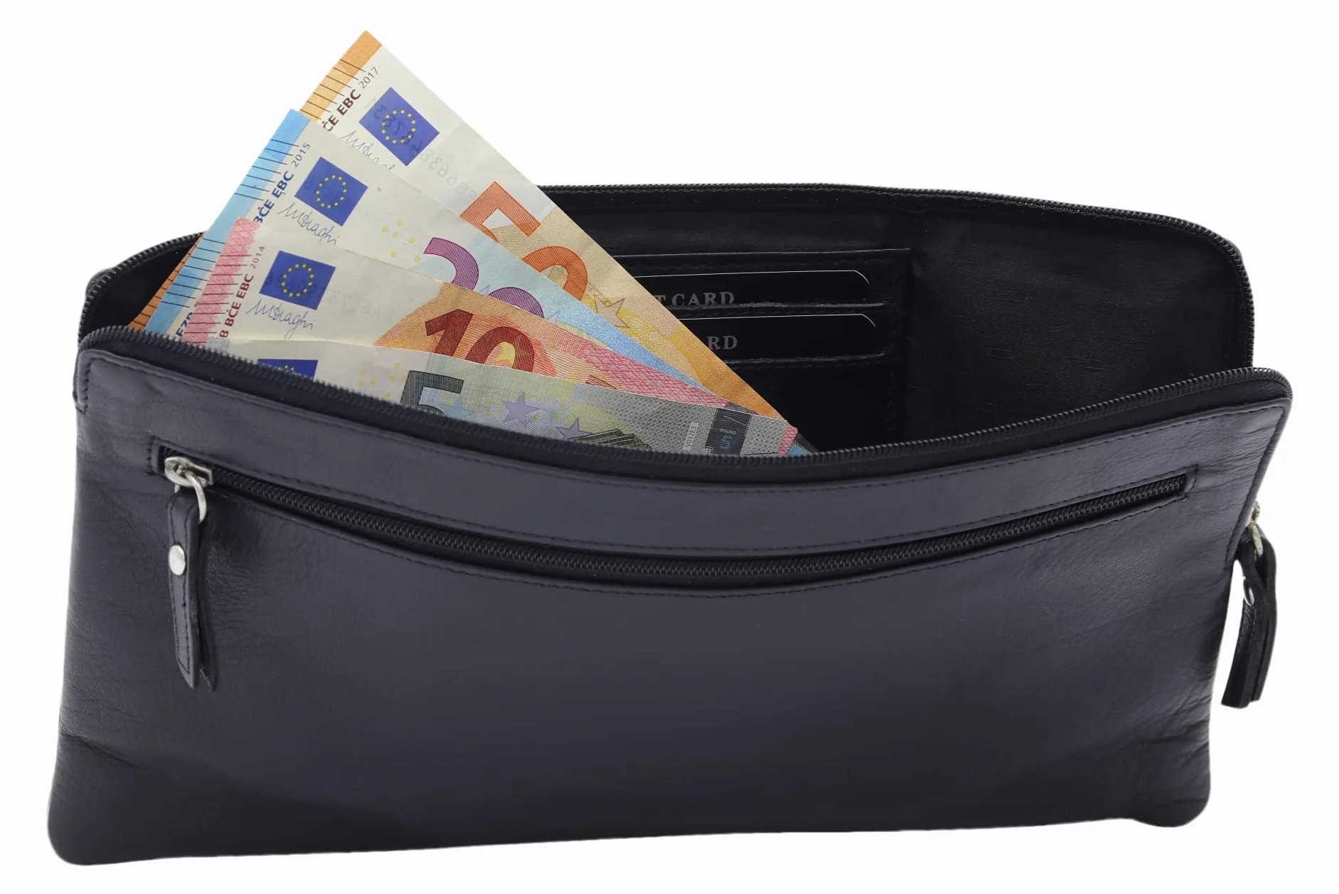LEAS Torba bankowa skóra naturalna czarna edycja specjalna