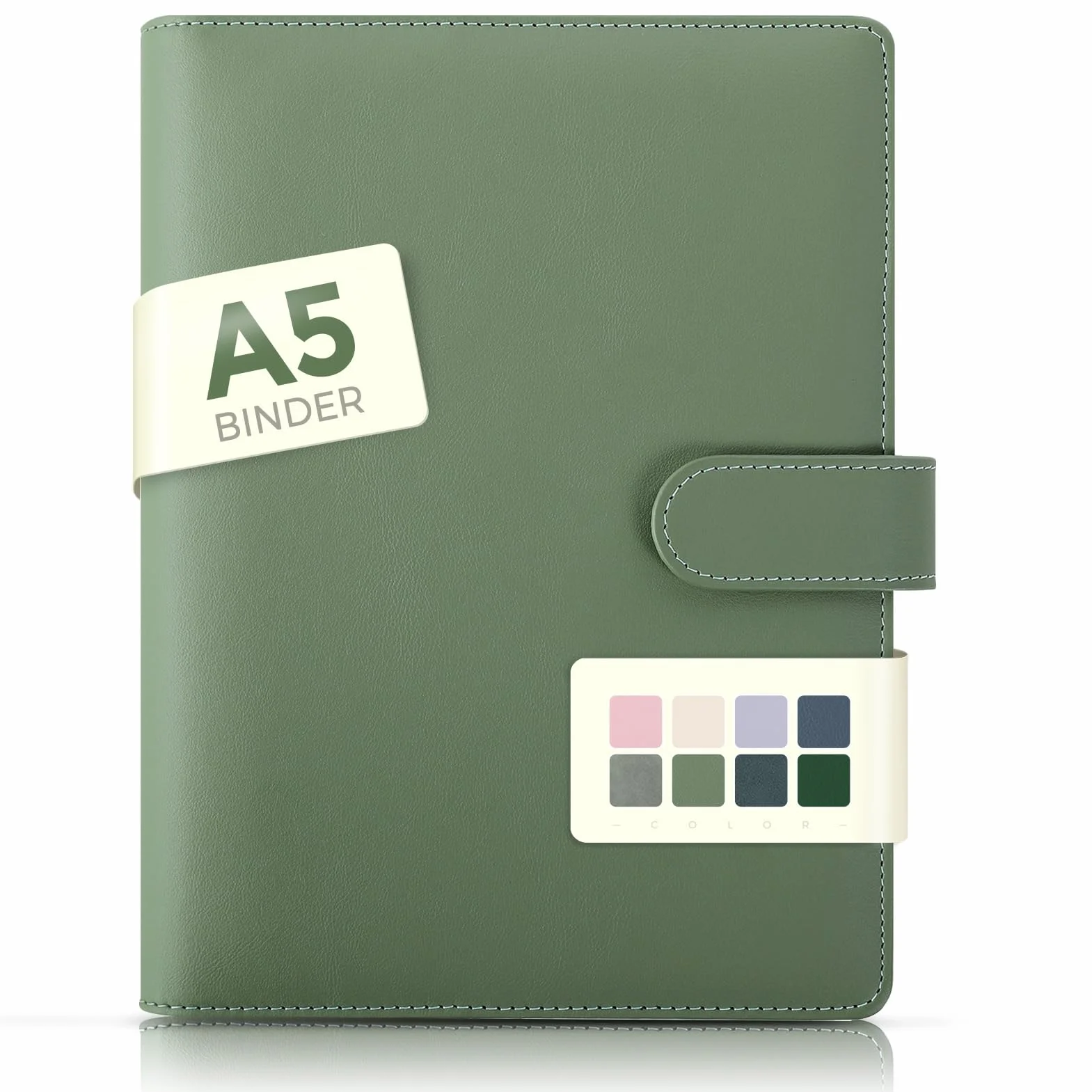 SKYDUE Binder A5, segregator i notatnik A5 do wielokrotnego napełniania, organizer do biura