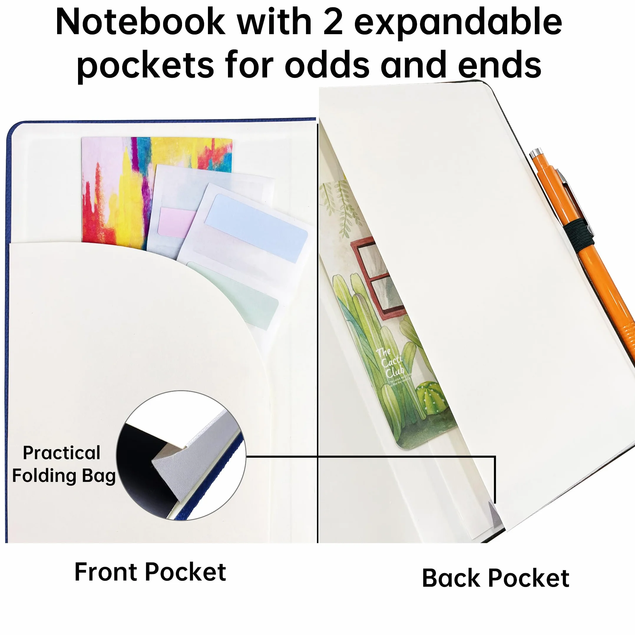 Mlife A4 Lined Journal Notebook 360 stron gruby notatnik College Ruled 100Gsm Premium twarda okładka PU Szary