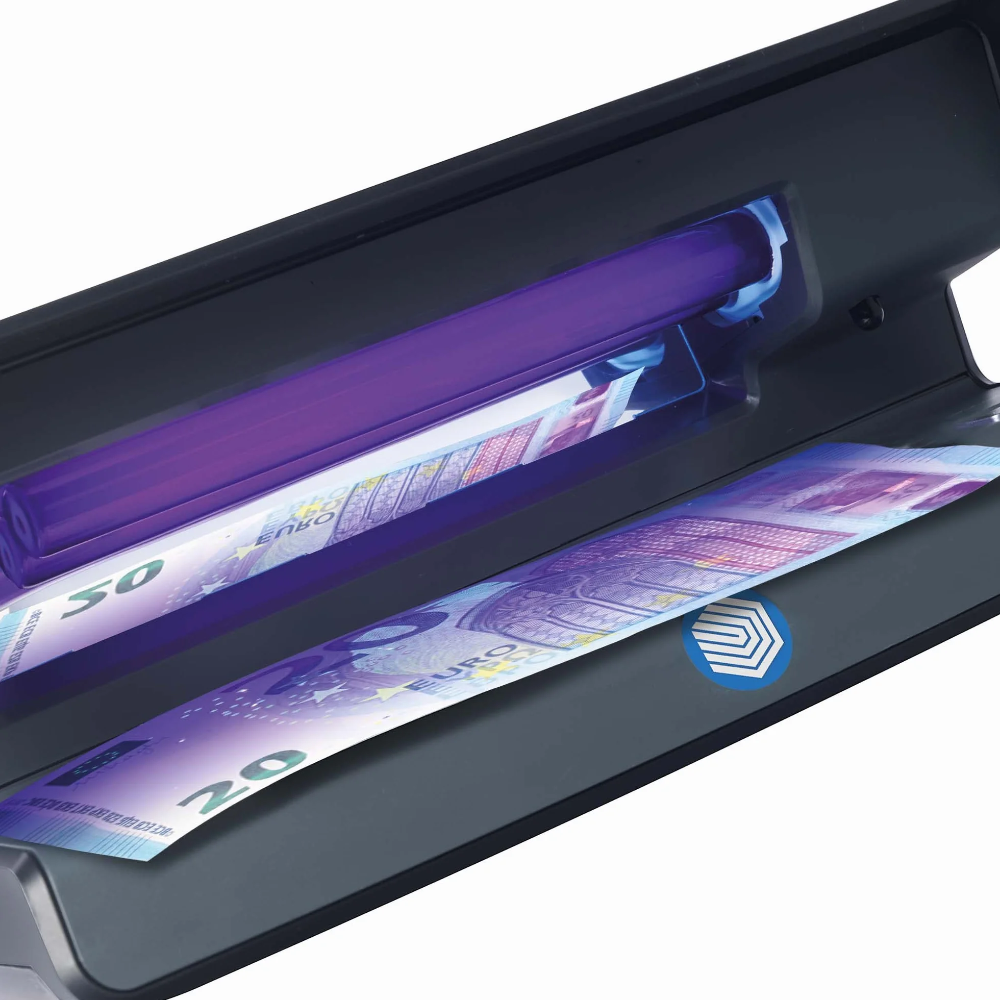 Safescan 50 Black – wykrywacz UV do fałszywych banknotów, sprawdzania kart kredytowych i dokumentów tożsamości