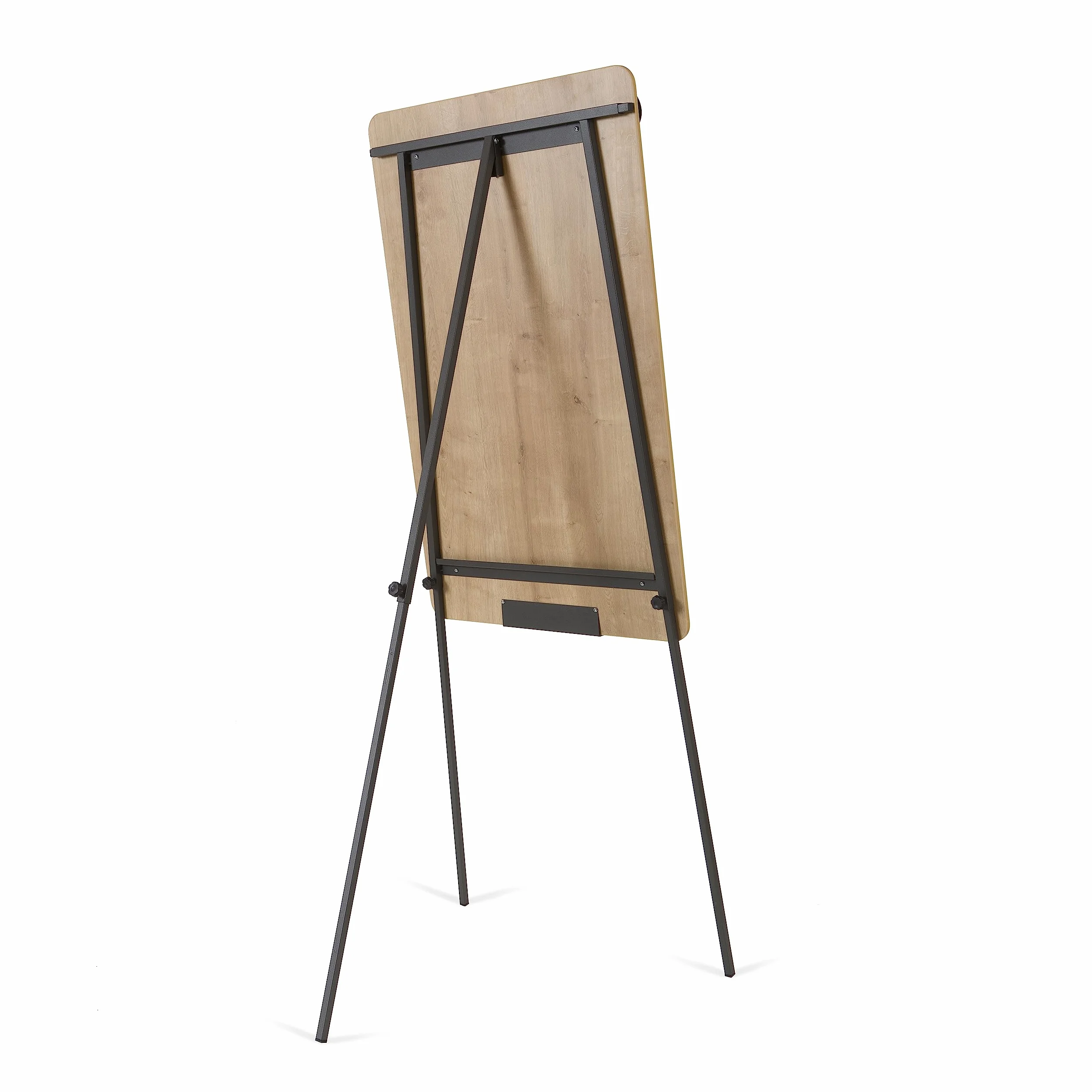 Rocada Tablica suchościeralna ze stojakiem i drewnianą ramą, magnetyczna 69 x 115 cm biały
