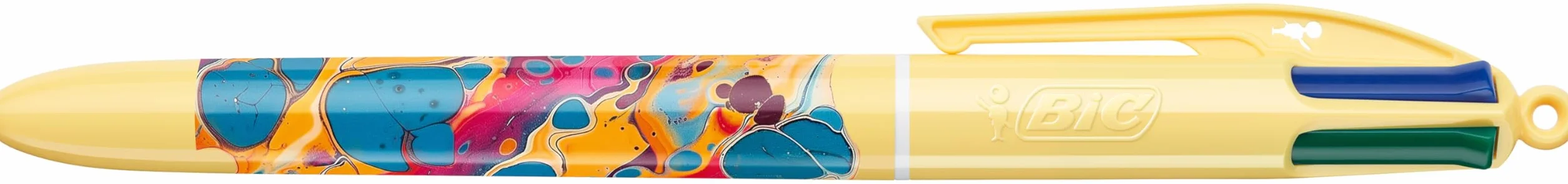 BIC 4 Colours Message Botanical Długopis AST Blister 5szt