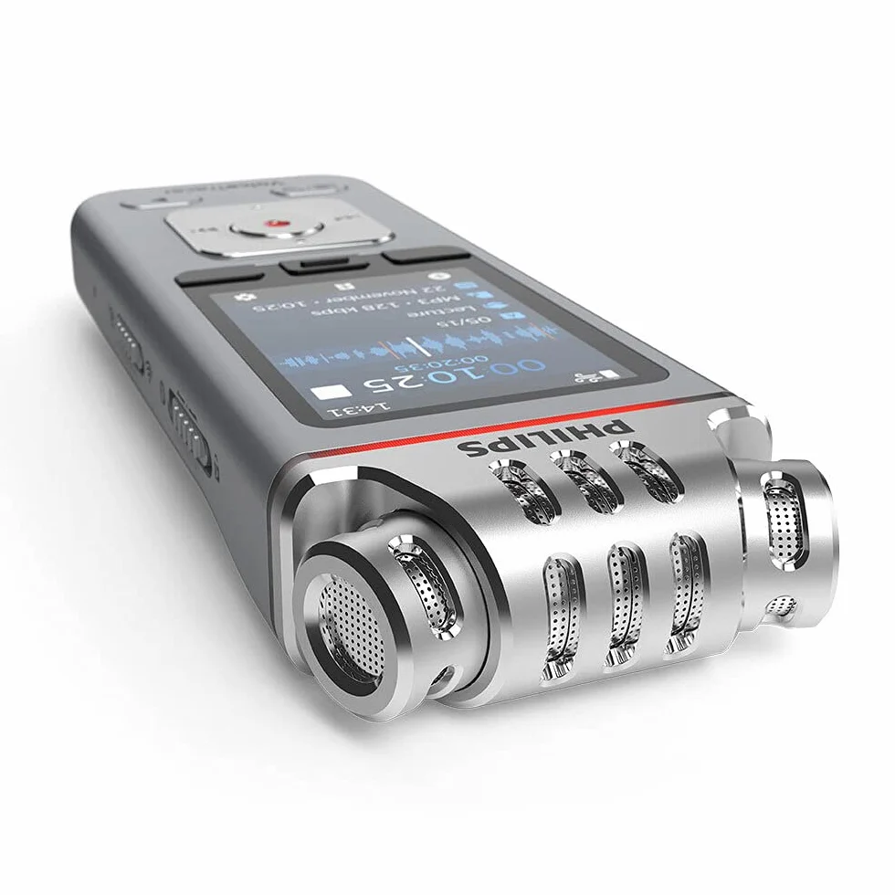 Philips DVT4110 Przenośne Urządzenie Rejestrujące, Srebrny, 8 GB