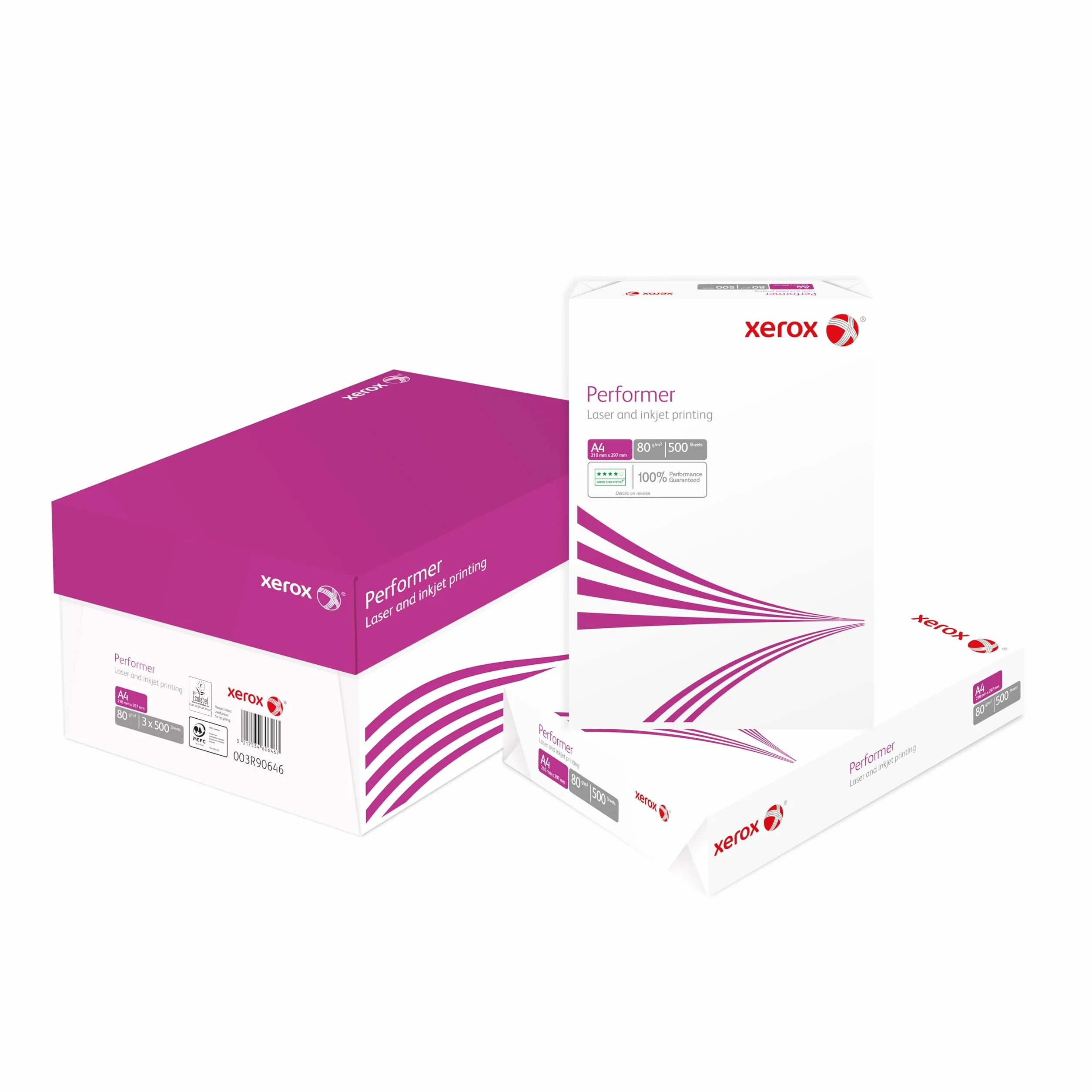 Xerox Performer Papier do drukarki PEFC A4 80 g/m2 (210 x 297 mm) - pudełko 1500sh (3 x 500 sh)