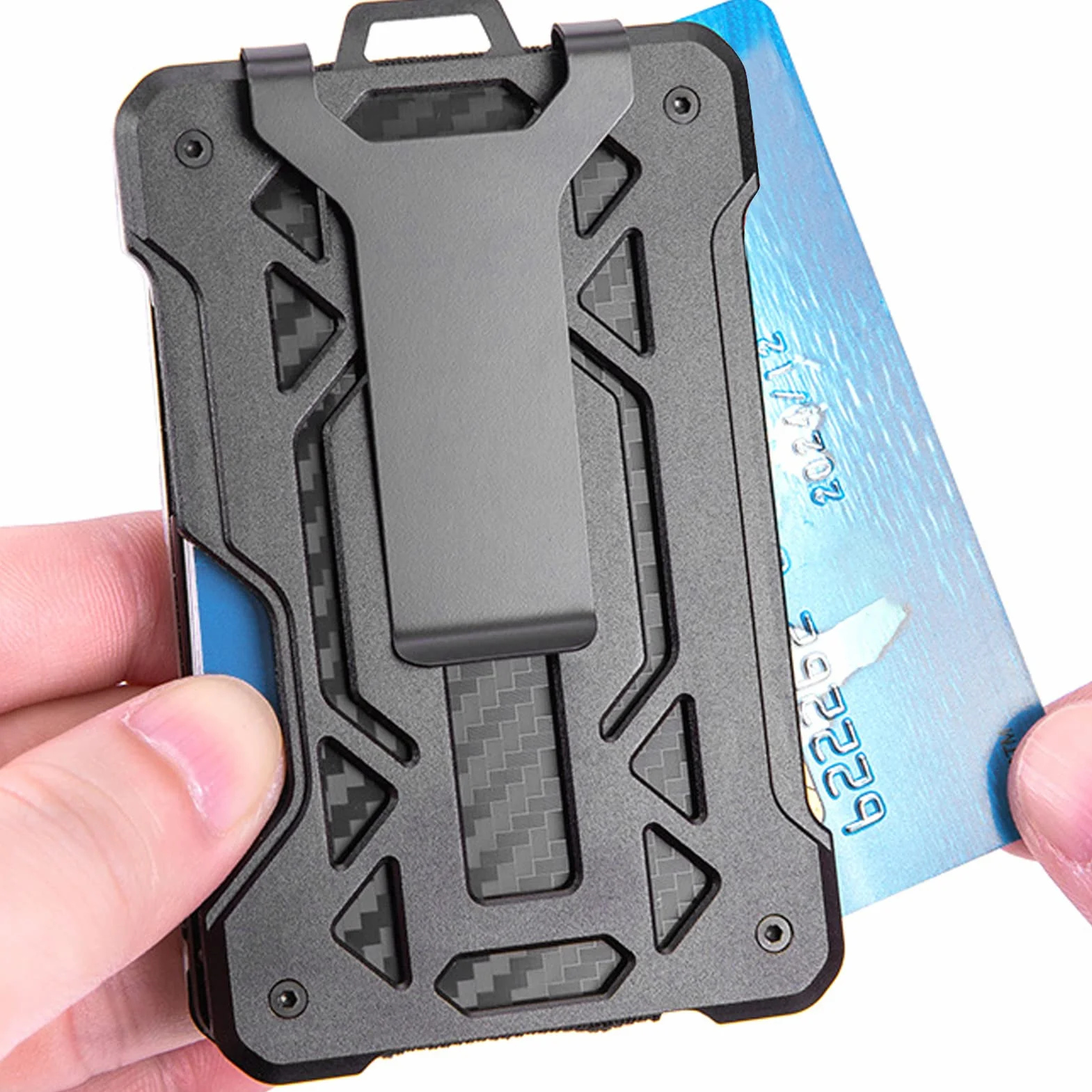 3 Etui na wizytówkę, Etui na wizytówkę ze Stopu Aluminium, Etui na wizytówkę, Etui na Identyfikator o Dużej Wytrzymałości na przywieszkę roboczą, Przywieszka do Zawieszania