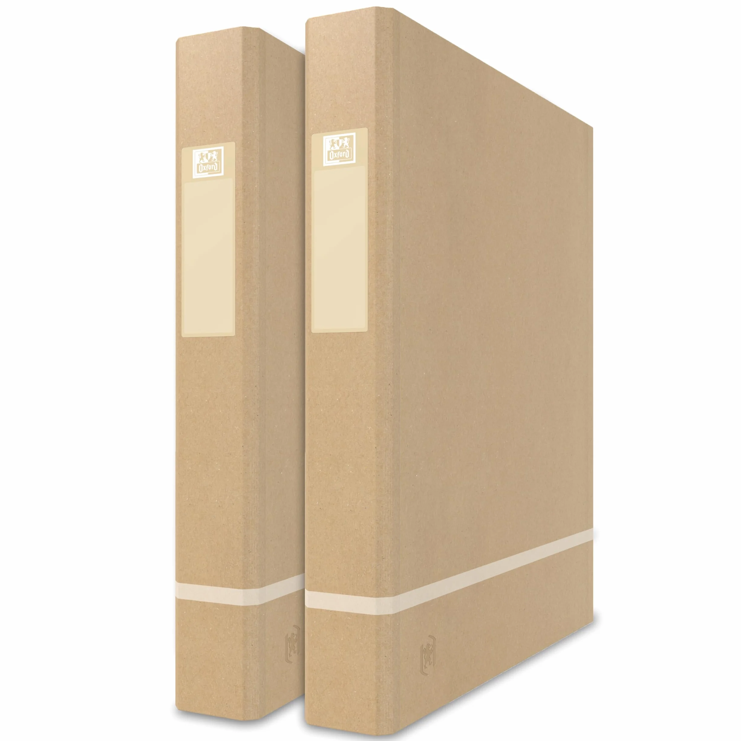 Oxford Segregator A4 35 mm 2 pierścienie 25 mm beżowy 2 sztuki