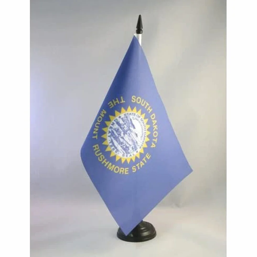Drapeau de Table Dakota du Sud 21cm x 14cm