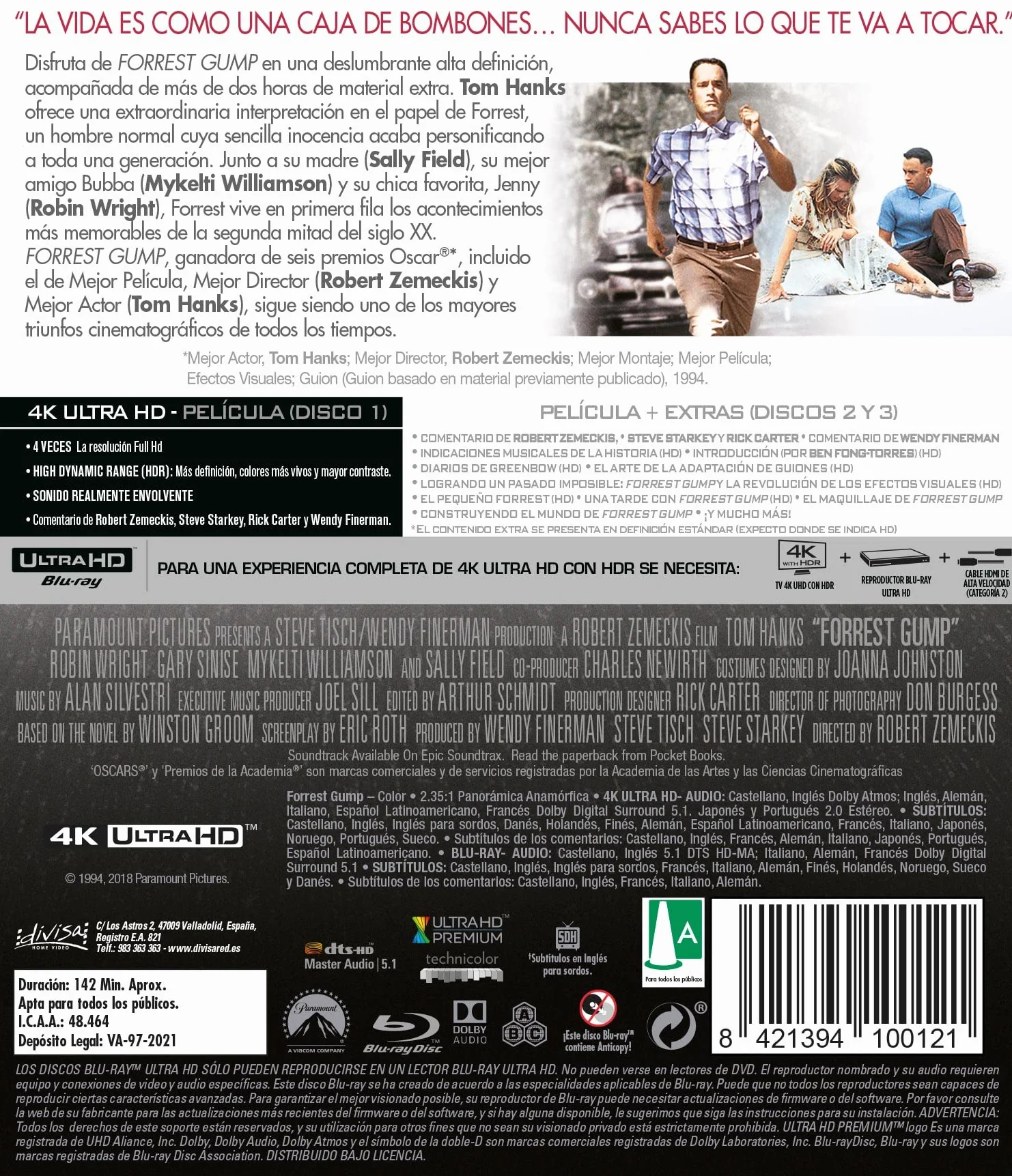 Forrest Gump 4K UHD Blu-ray
