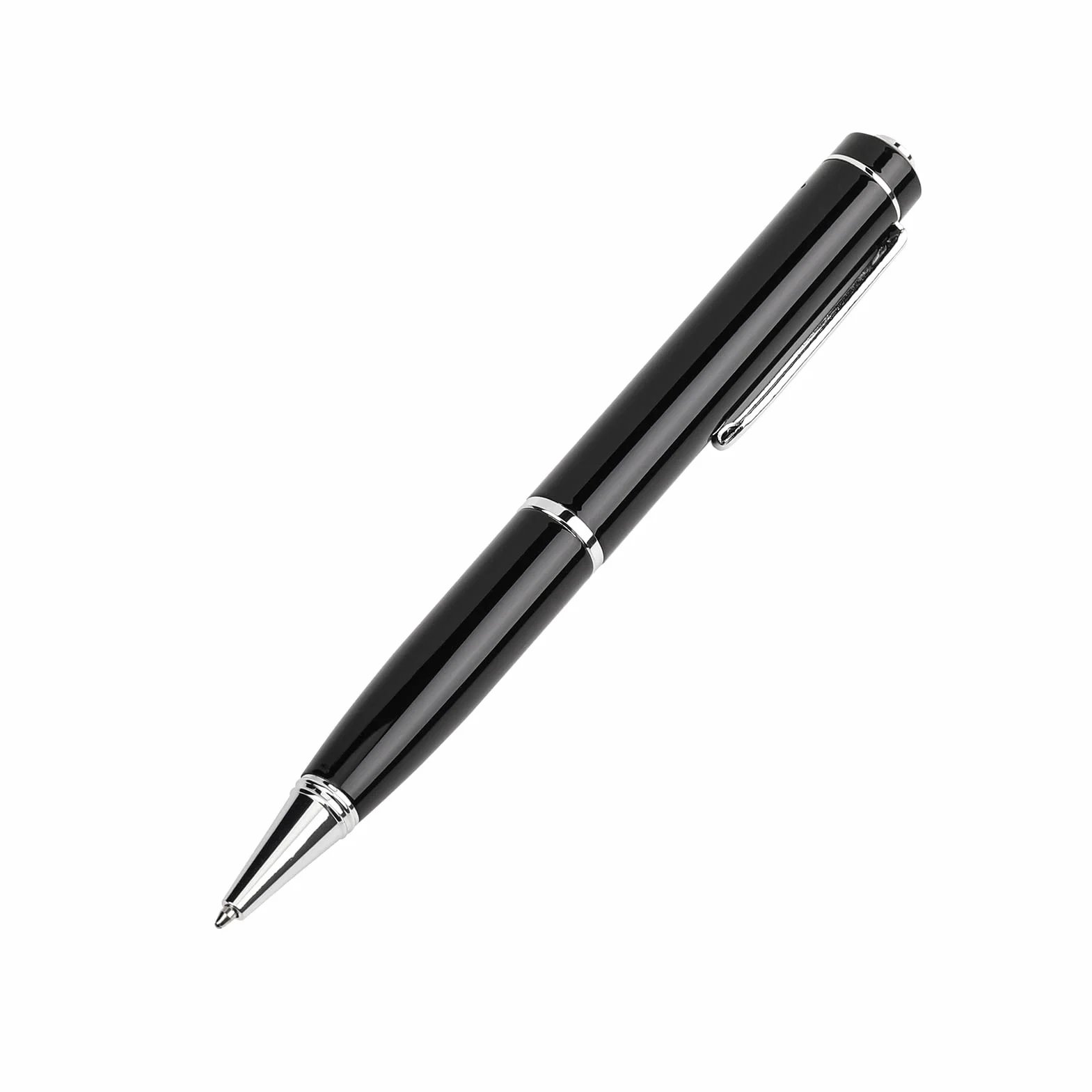 Dyktafon cyfrowy, cyfrowy dyktafon, pióro, aktywowany dźwiękiem, dyktafon, profesjonalny odtwarzacz muzyczny z kablem USB, zatyczka do uszu, do wykładu, spotkania, wywiadu