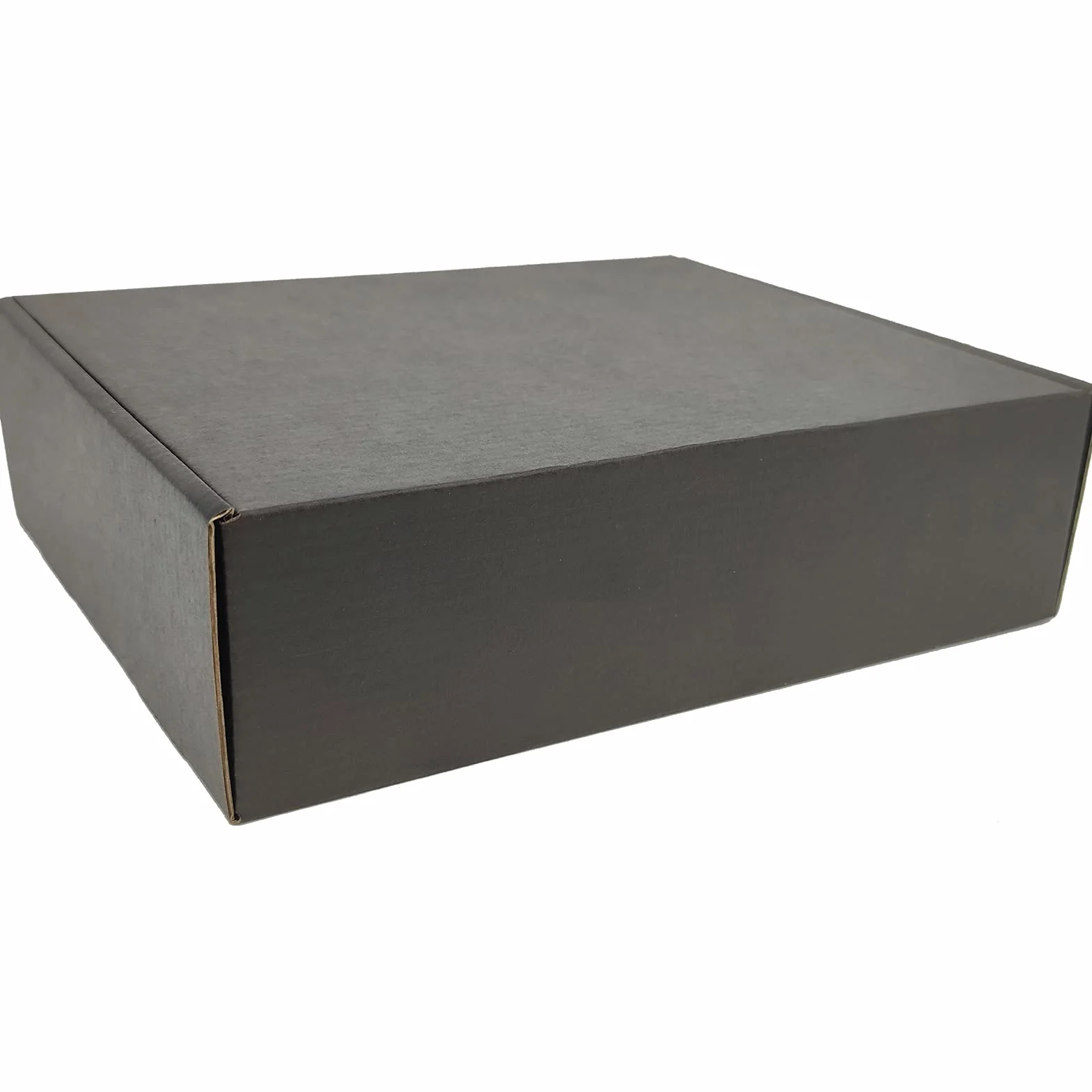 Małe pudełka pocztowe, 25x20x7cm, pudełka kartonowe do wysyłki pocztowej, czarne, do pakowania przesyłek, pudełka do wysyłania, dostarczania, pakowania dla małej firmy (opakowanie 25 szt.)