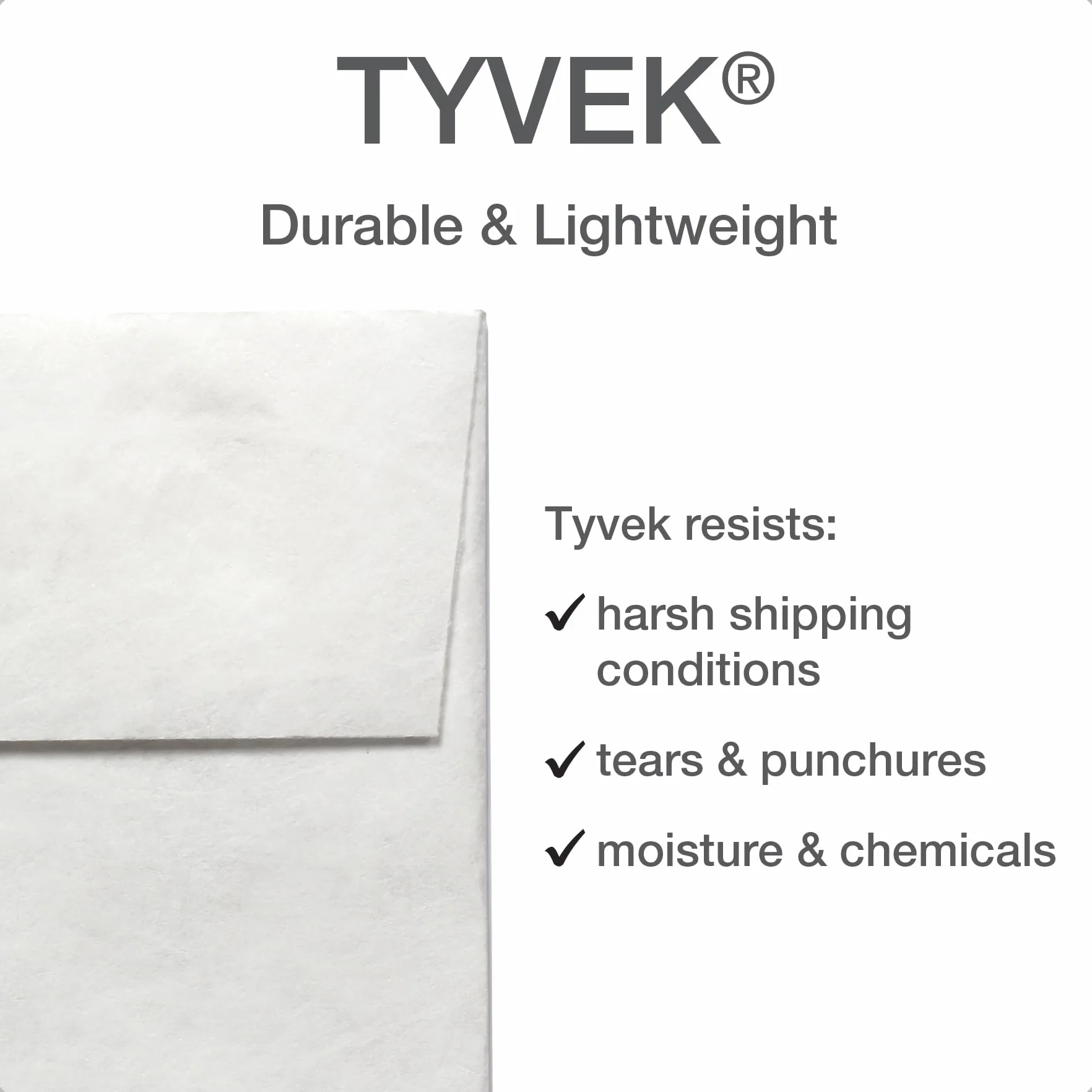 Tyvek USPS First Class Mailer 10 x 13 biały 100 sztuk