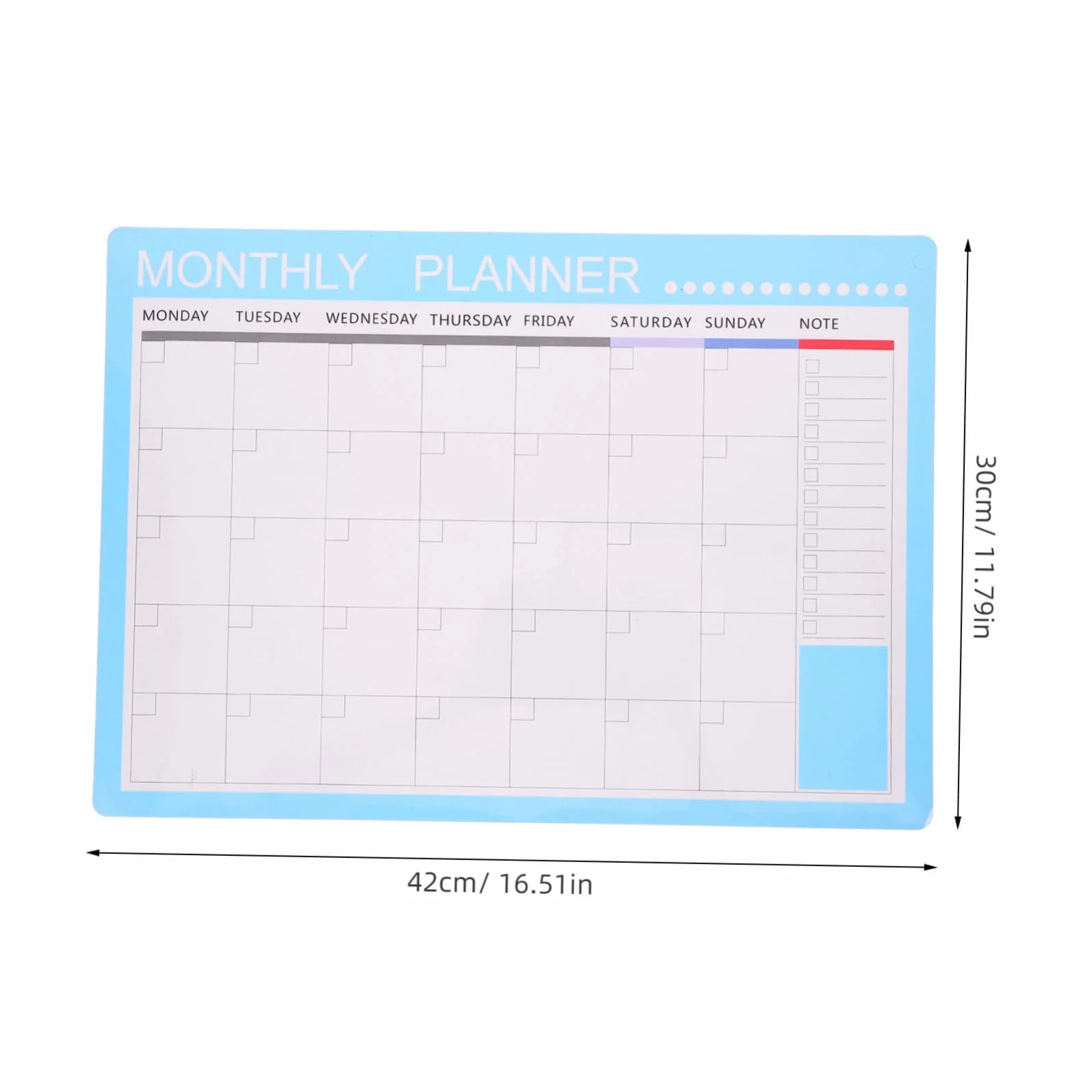 Magnetyczny Kalendarz Do Pisania Suchościeralnego Lodówkę Wielofunkcyjny Planner Tygodniowy i Miesięczny z Atrakcyjnym Designem Łatwy Montażu Idealny Do Domu Lub Biura