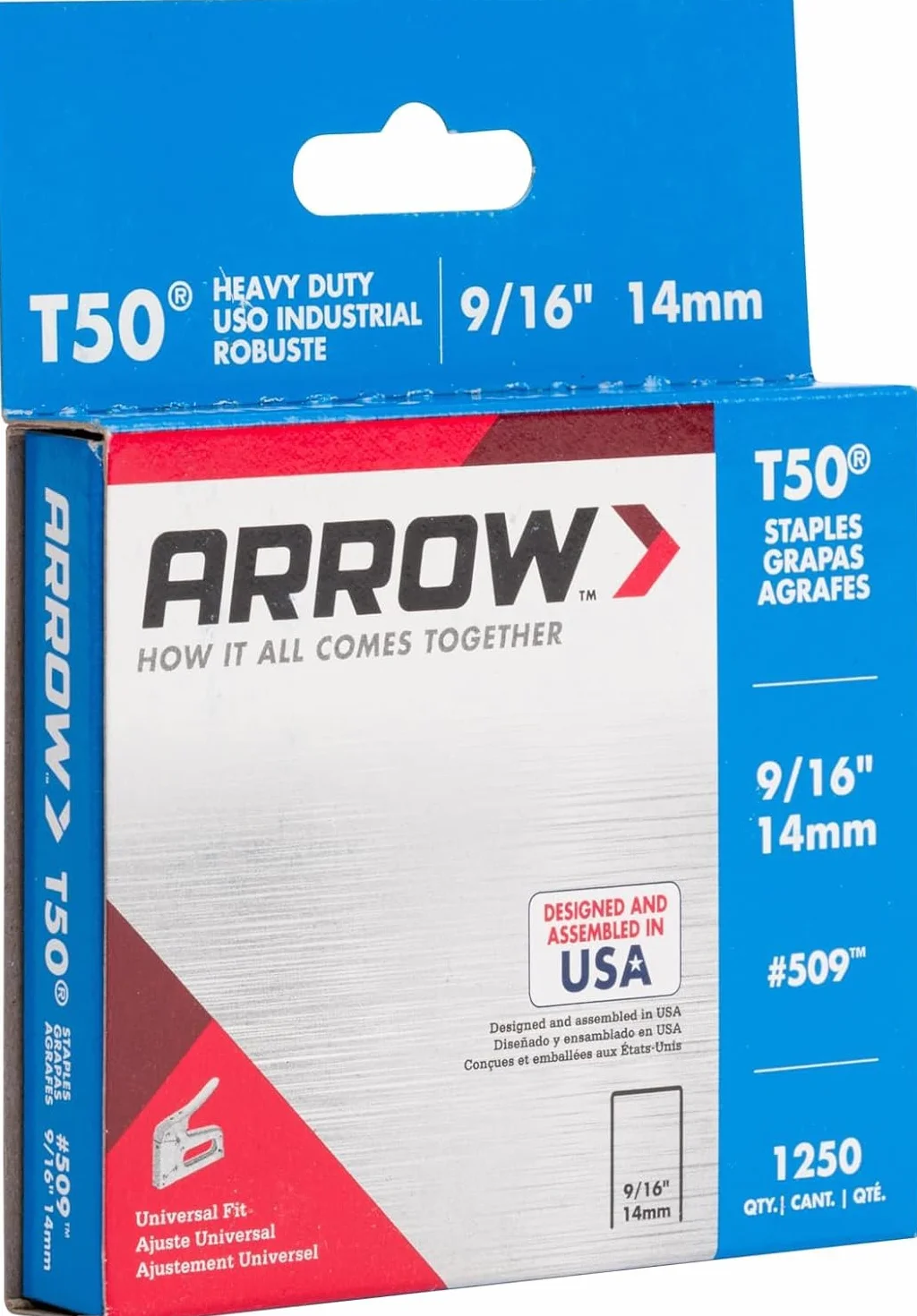 ARROW Zszywki T50 - pudełko na zszywki 1 x 1250 (14 mm - 9/40.6 cm)