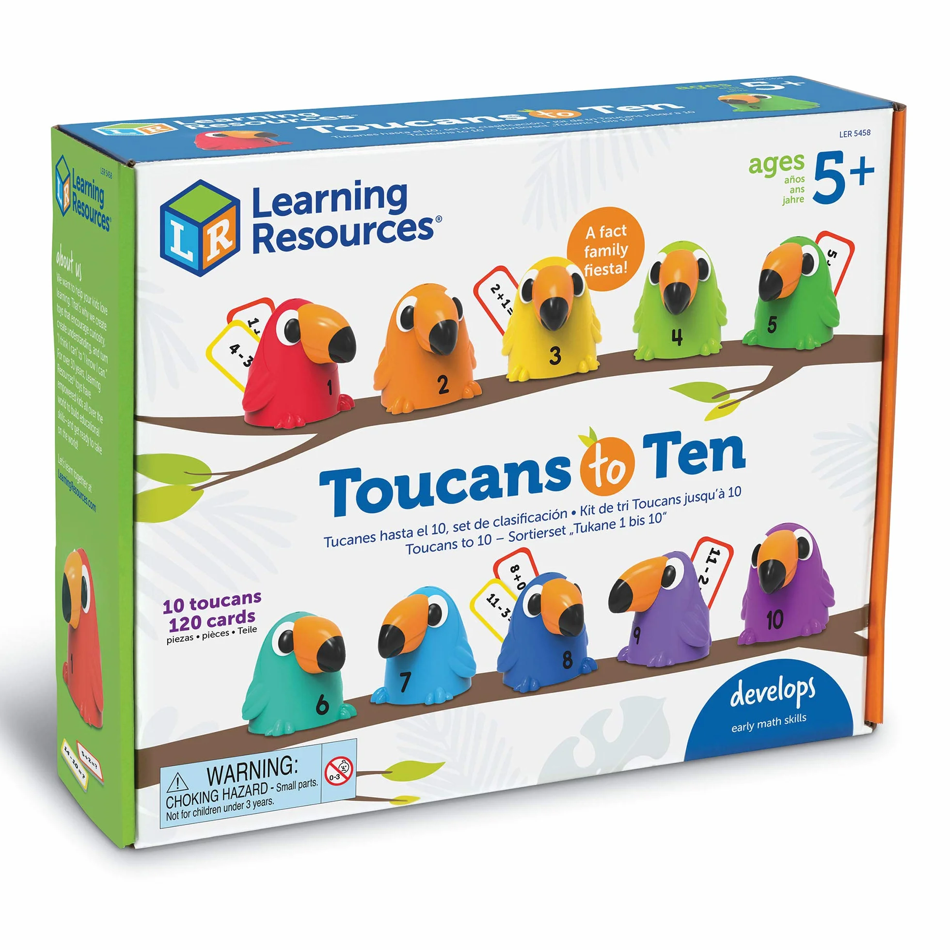 Learning Resources Tukany do 10 Klasyfikacja Zestaw