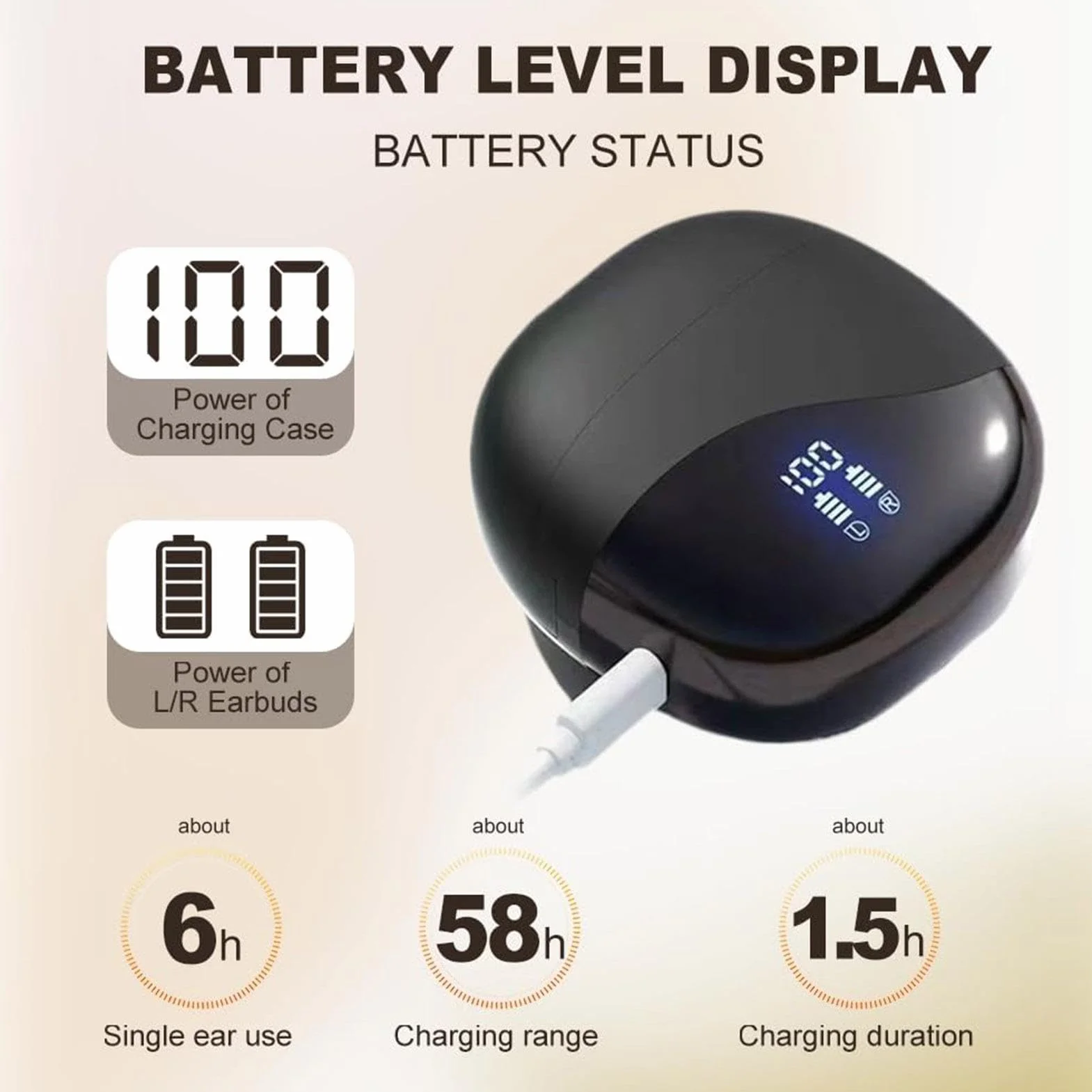 AI Real-Time Language Translator Earbuds, Instant Voice Translator Earbuds, Wireless Translation Earbuds, 144 Language Translator Earbuds, AI Language Translator Earbuds,Translation Earbuds For Travel
