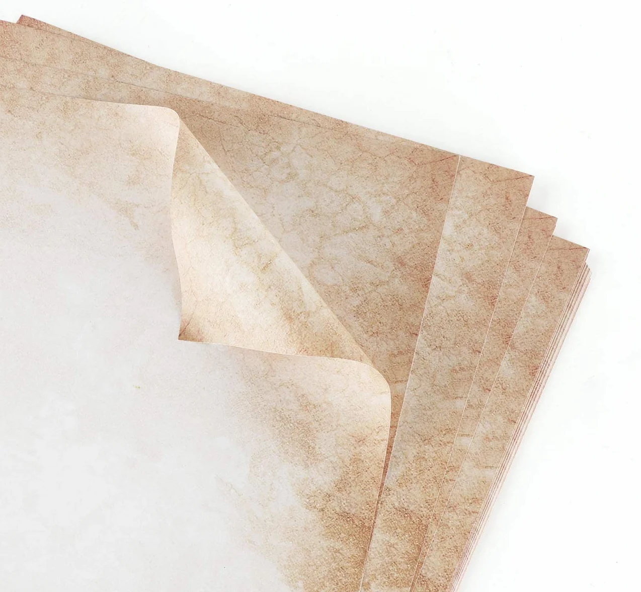 100 Arkuszy Papier Listowy Stary Vintage Absofine Alt Casanova Średniowieczny DIN A4 Obustronny 120 g