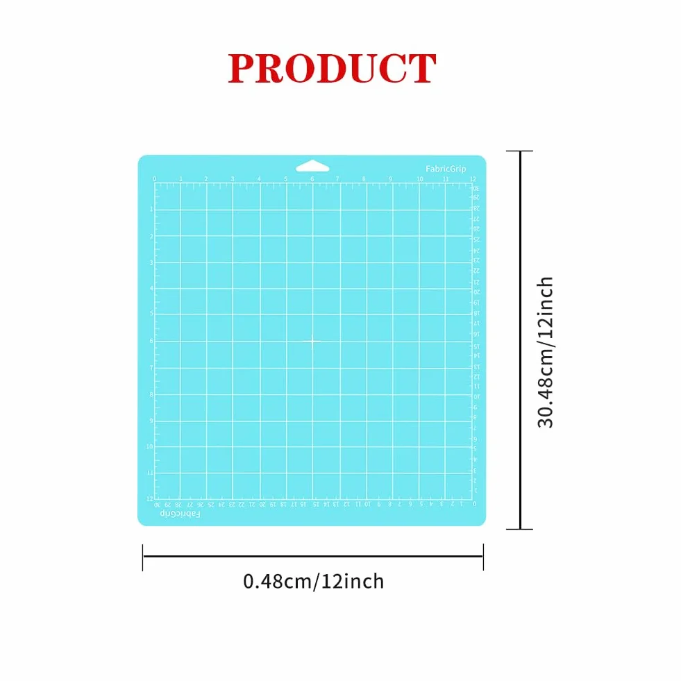Adhesive Cutting Mat 12x12 inch for Maker Explore One Air Air 2 with Scraper 5 PCS BLUE