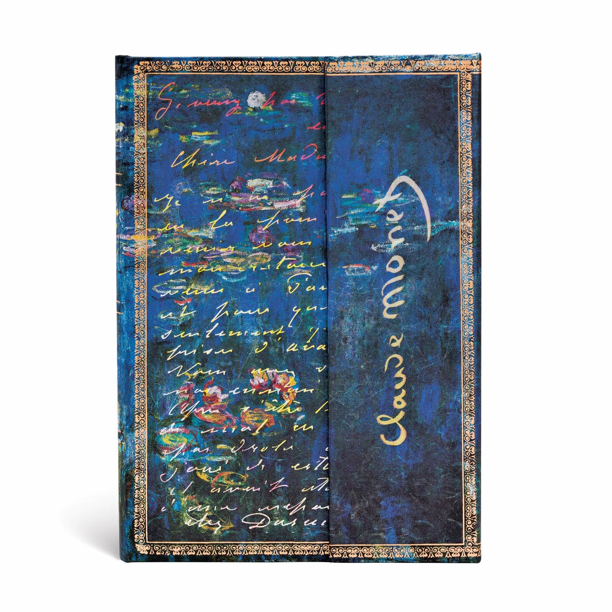 Monet, Water Lilies (Embellished Manuscripts Collection) Midi Lined Hardcover Journal