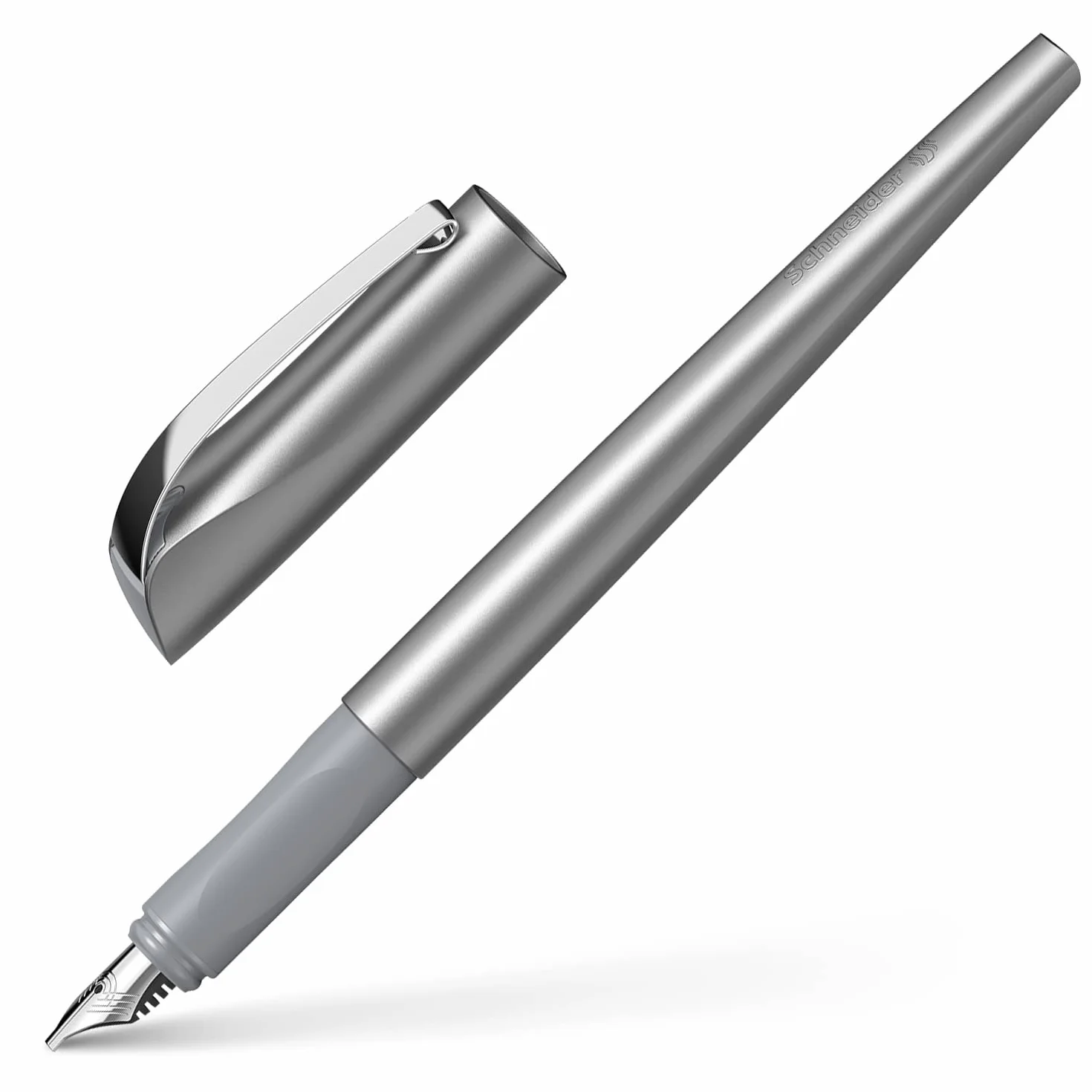 Schneider Pióro do kaligrafii i do kaligrafii (grubość stalówki 1,8 mm), antracyt