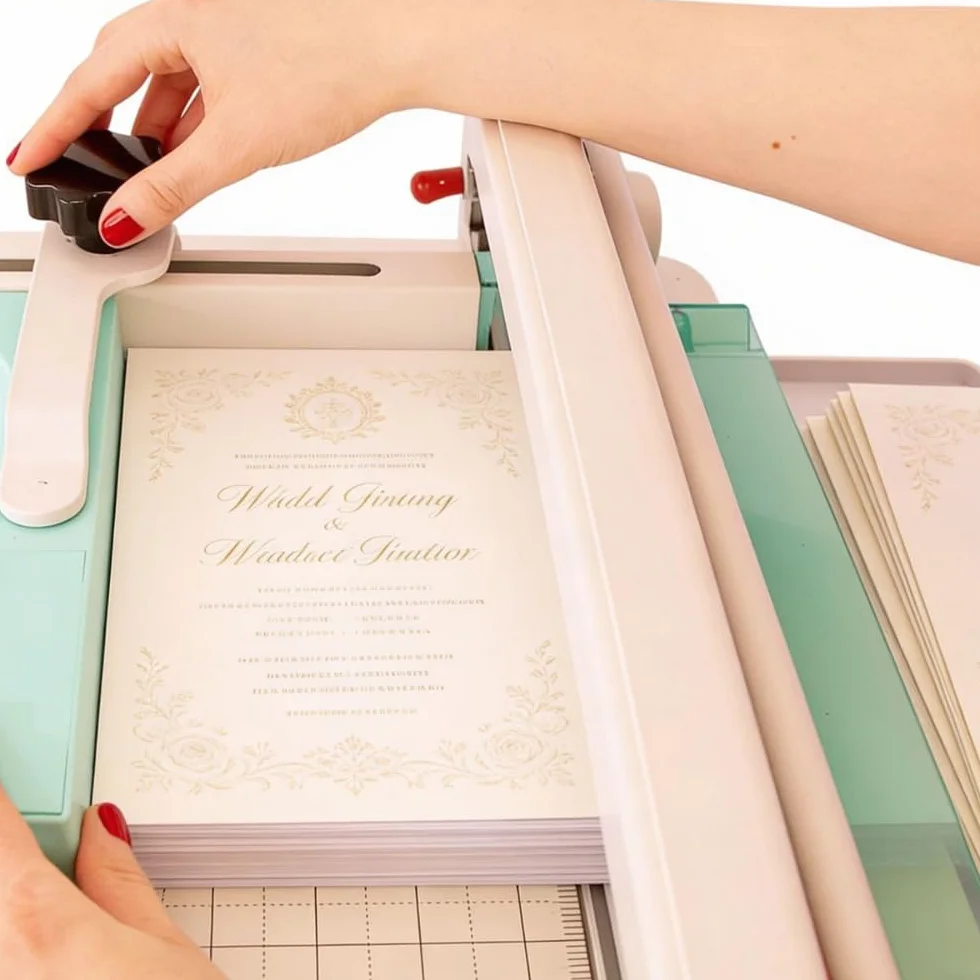 Craftelier Krajalnica do papieru A4 (30 cm), precyzyjne cięcie do 400 arkuszy, przemysłowa profesjonalna gilotyna z podwójnym systemem bezpieczeństwa i ramą ze stali wzmocnionej do dużych zadań
