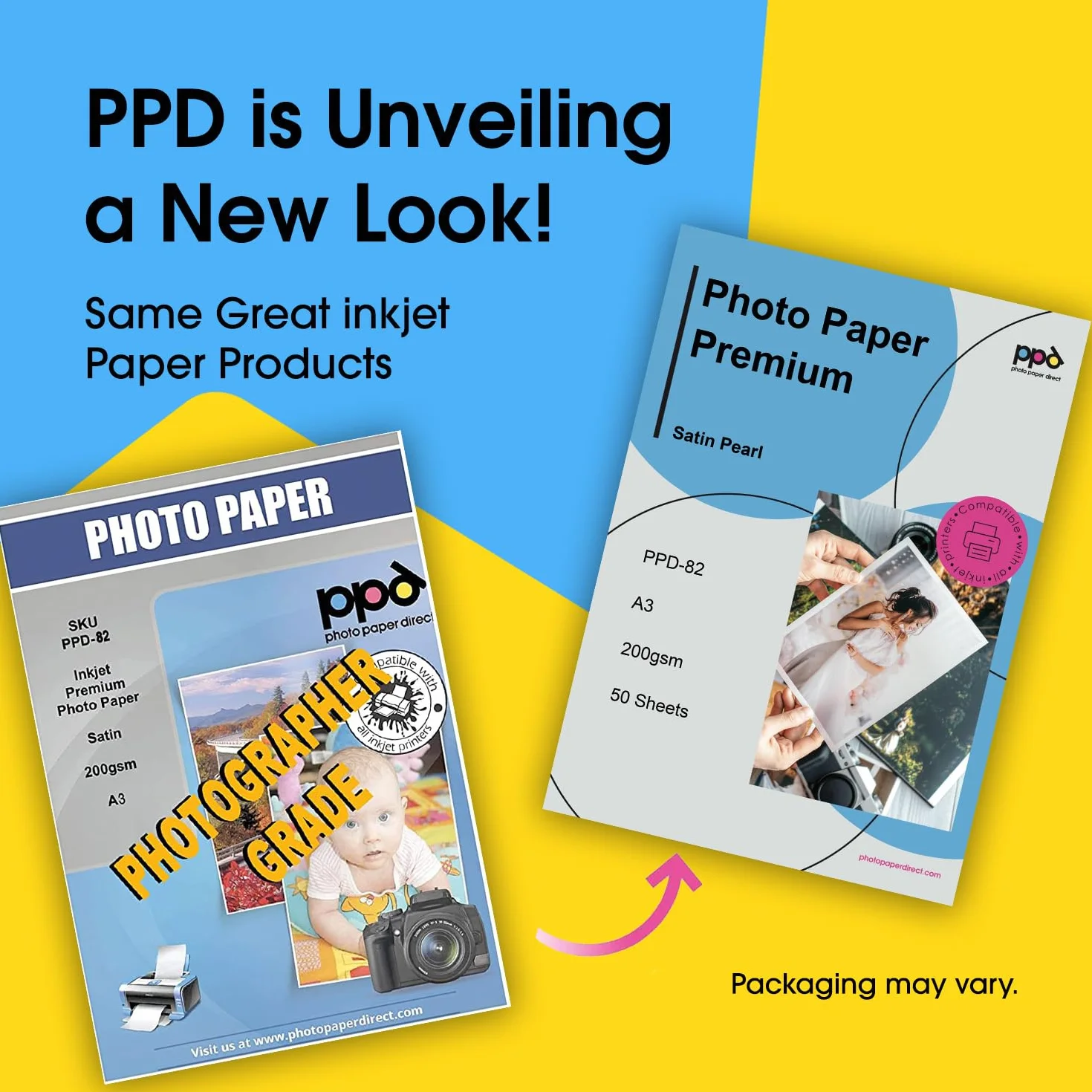 PPD A3 Papier Fotograficzny Satynowo-Perłowy 200g 50 Arkuszy PPD-82-50