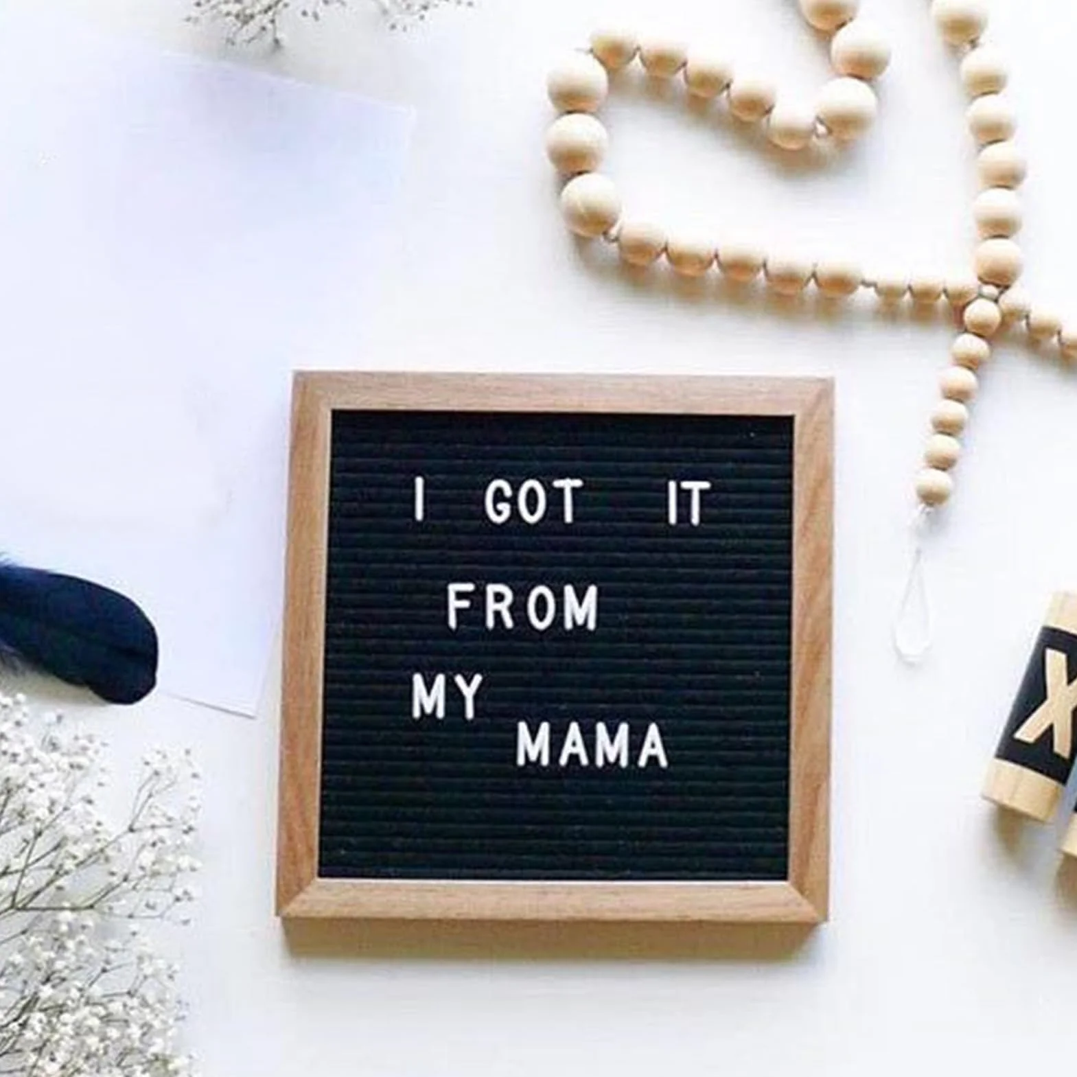 Board With Letters Changeable,Letter Sign Board | Rustic Felt Letterboard, 9.84x9.84inch Billboard with Wooden Frame For Classroom Hospital Restaurant Cafe Wedding Birthday Celebration