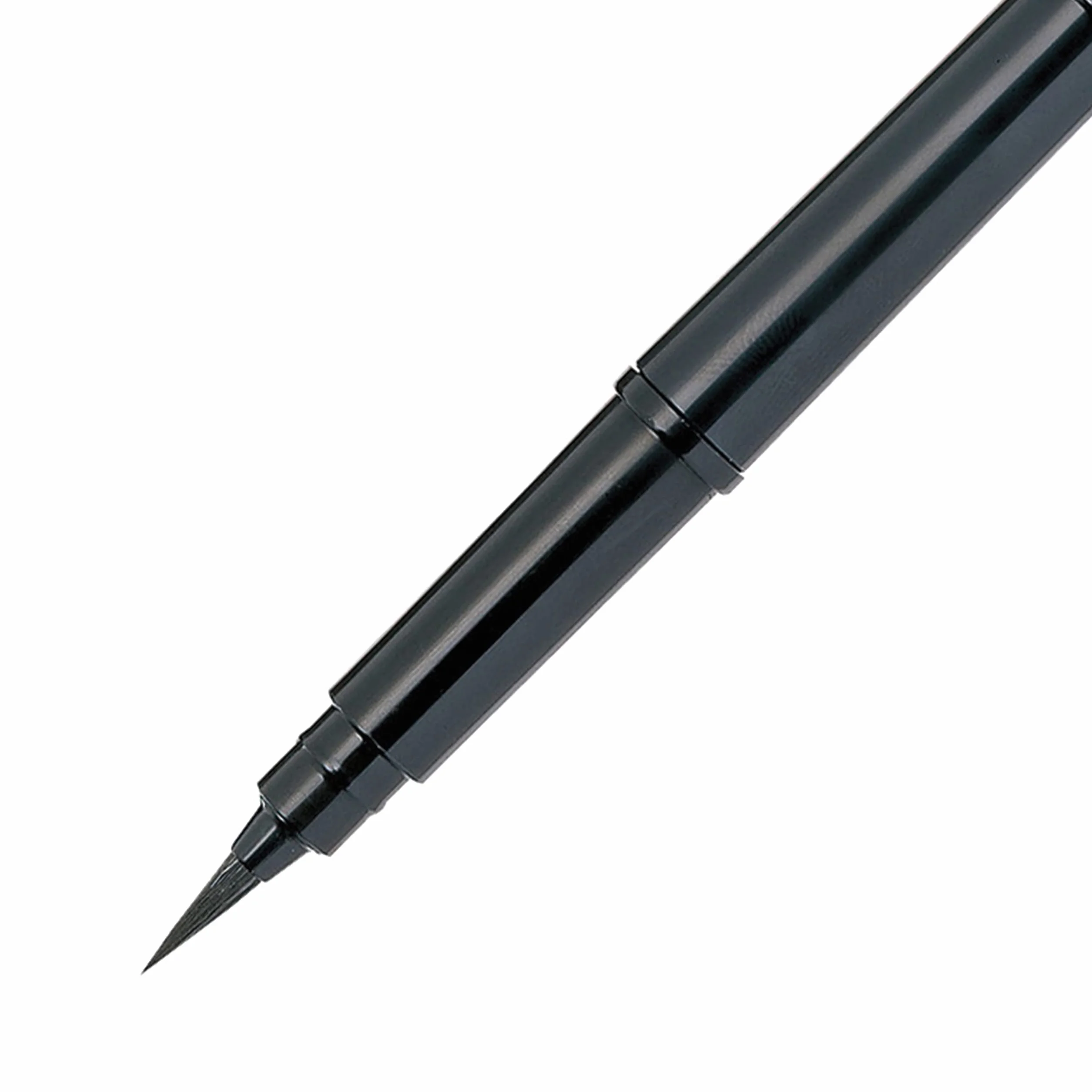 Pentel Pisak pędzelkowy czarny