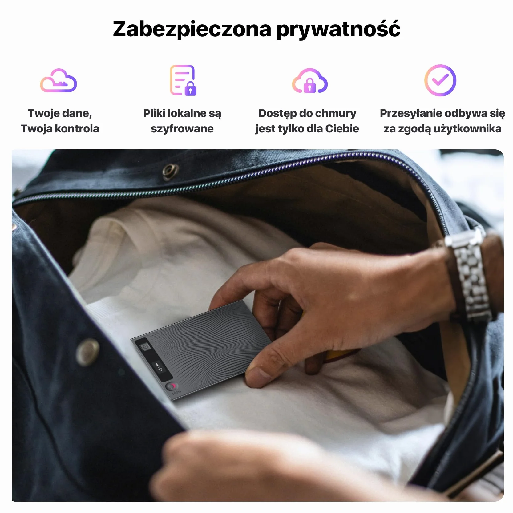 Mobvoi TicNote AI Dyktafon z pamięcią 64 GB i aplikacją Kontroluj ponad 100 języków z technologią AI Cyfrowy rejestrator dźwięku do rozmów telefonicznych Wykłady Spotkania Wywiady