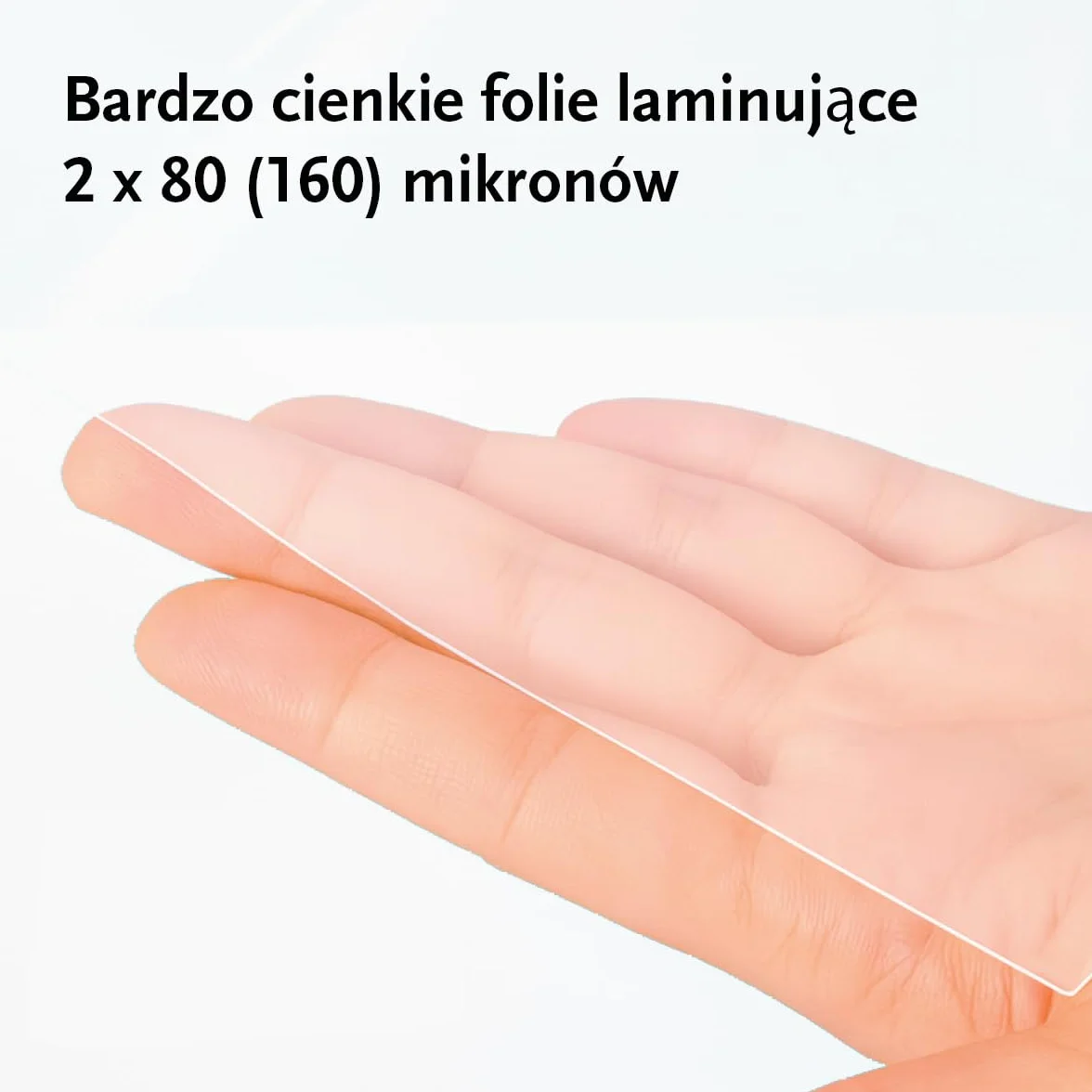 Albyco AMLSA380100 Folia do Laminowania, Przezroczysty, A3 (2x80 sztuk)