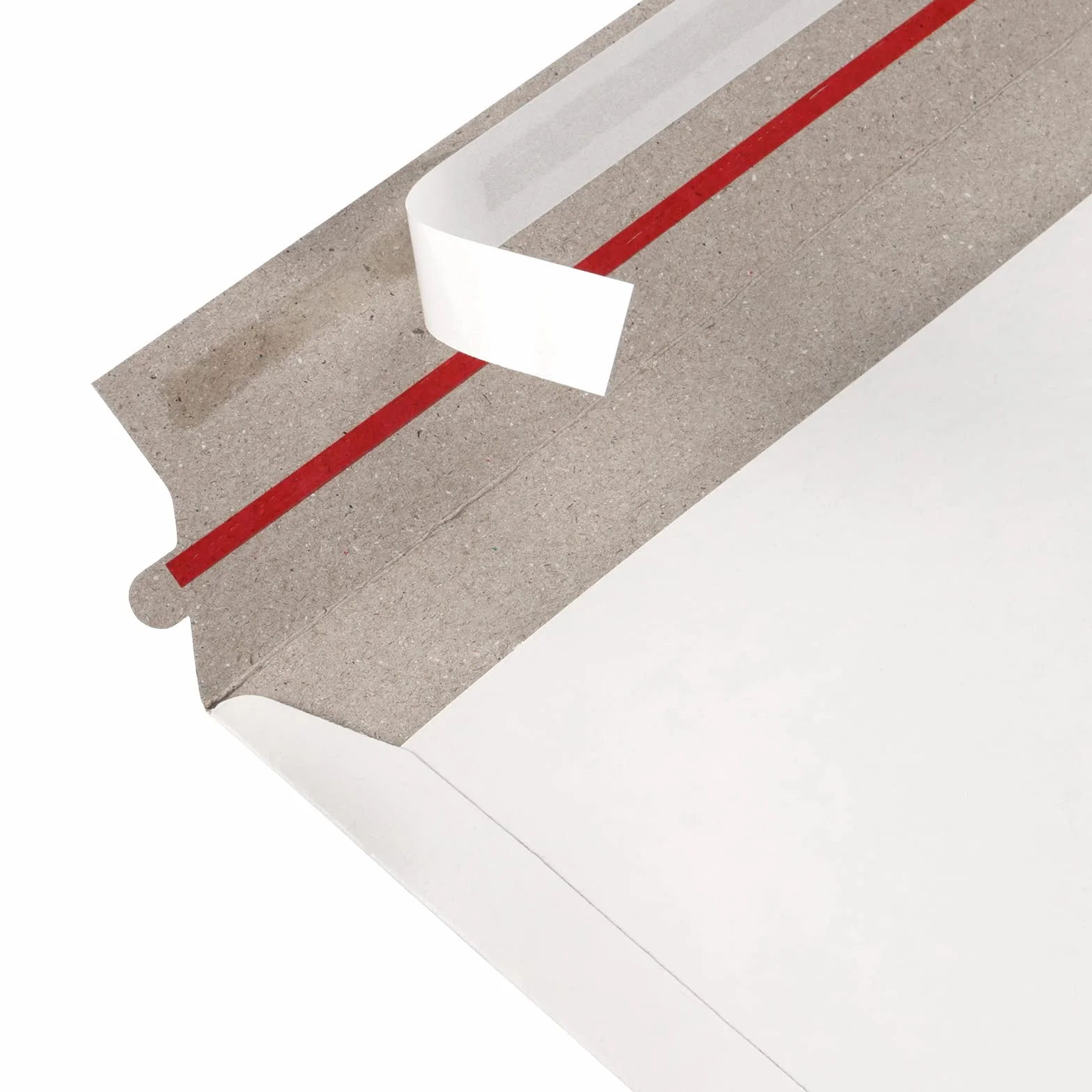 SINJEUN 100 sztuk kopert kartonowych A4 C4 325 mm x 230 mm samouszczelniające białe z twardą tablicą Manilla