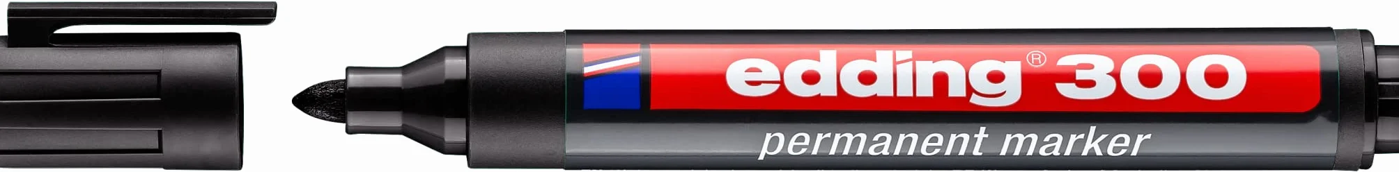 Edding 300 markerów permanentnych 10 kolorów 1,5-3 mm wodoodporna szybkoschnąca
