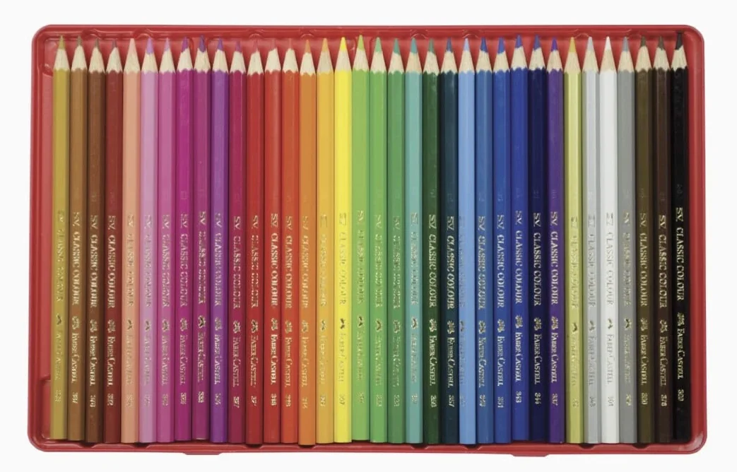 Faber-Castell 115846 Zestaw Kredek, Wielokolorowy, 36 sztuk